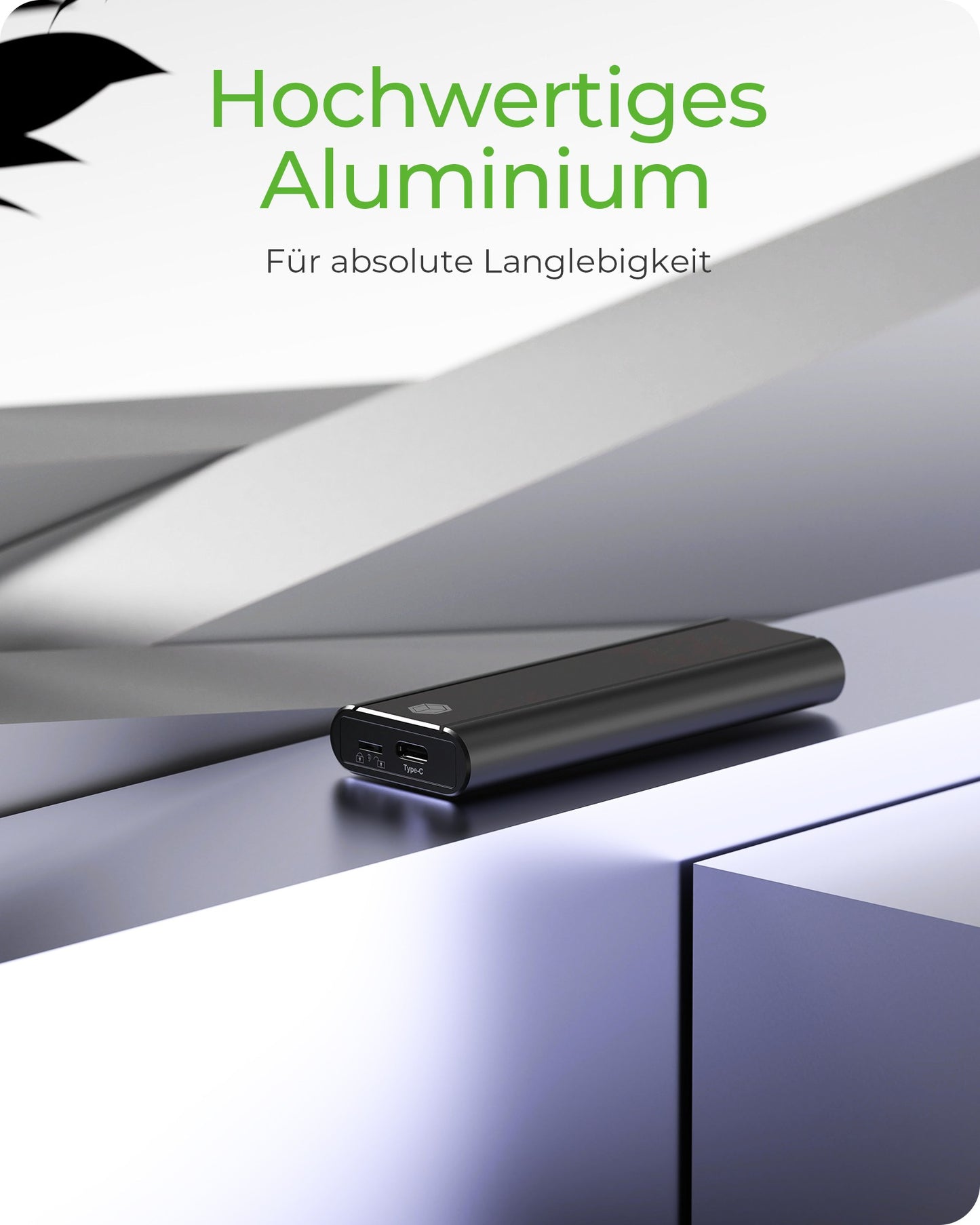 ICY BOX IB - 1807MT - C31 - ext. M.2 NVMe Gehäuse - Werkzeuglos - USB 3.2 Gen 2 Type - C®/Type - A - Aluminium - schwarz - SSD - M.2 - PCI Express - 10 Gbit/s - USB Anschluss - Schwarz - Gehäuse