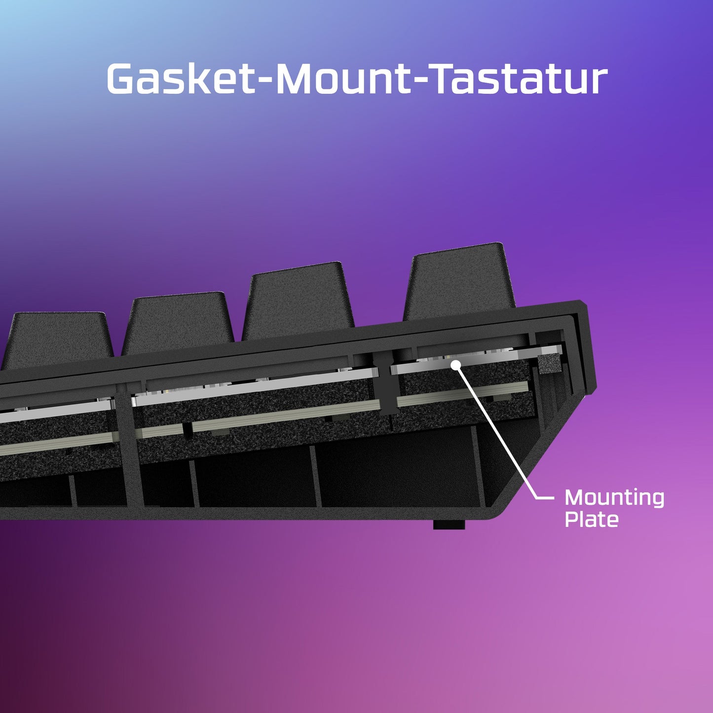 HyperX Alloy Rise Gaming Tastatur - USB Typ C - Tastatur