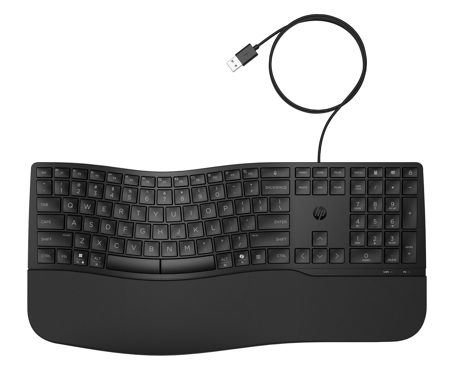 HP 485 Comfort Wired Keyboard BE - AZERTY - Tastatur