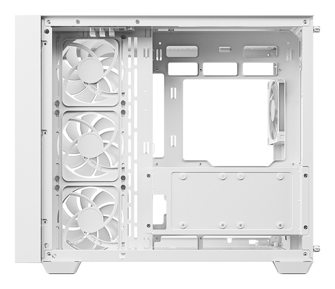 Deepcool CG530U 4F WH ATX Curved Glass Panoramic Case White - ATX - Gehäuse