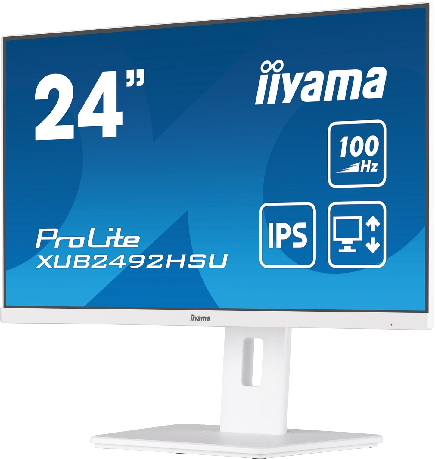 Iiyama XUB2492HSU - W6 - 60,5 cm (23.8") - 1920 x 1080 Pixel - Full HD - LED - 0,4 ms - Weiß - Monitor