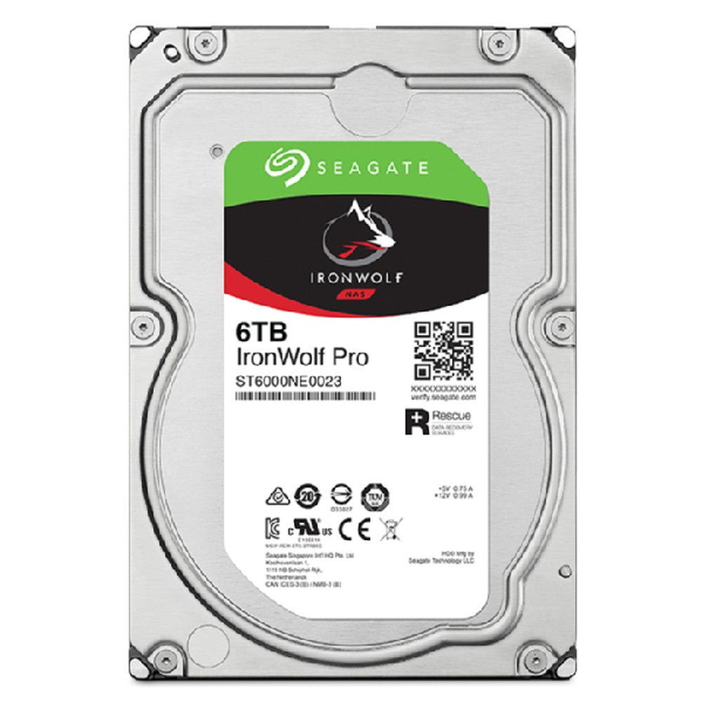 Seagate IronWolf Pro ST6000NT001 - 6 TB - 7200 RPM - 256 MB - 3.5" - Festplatte