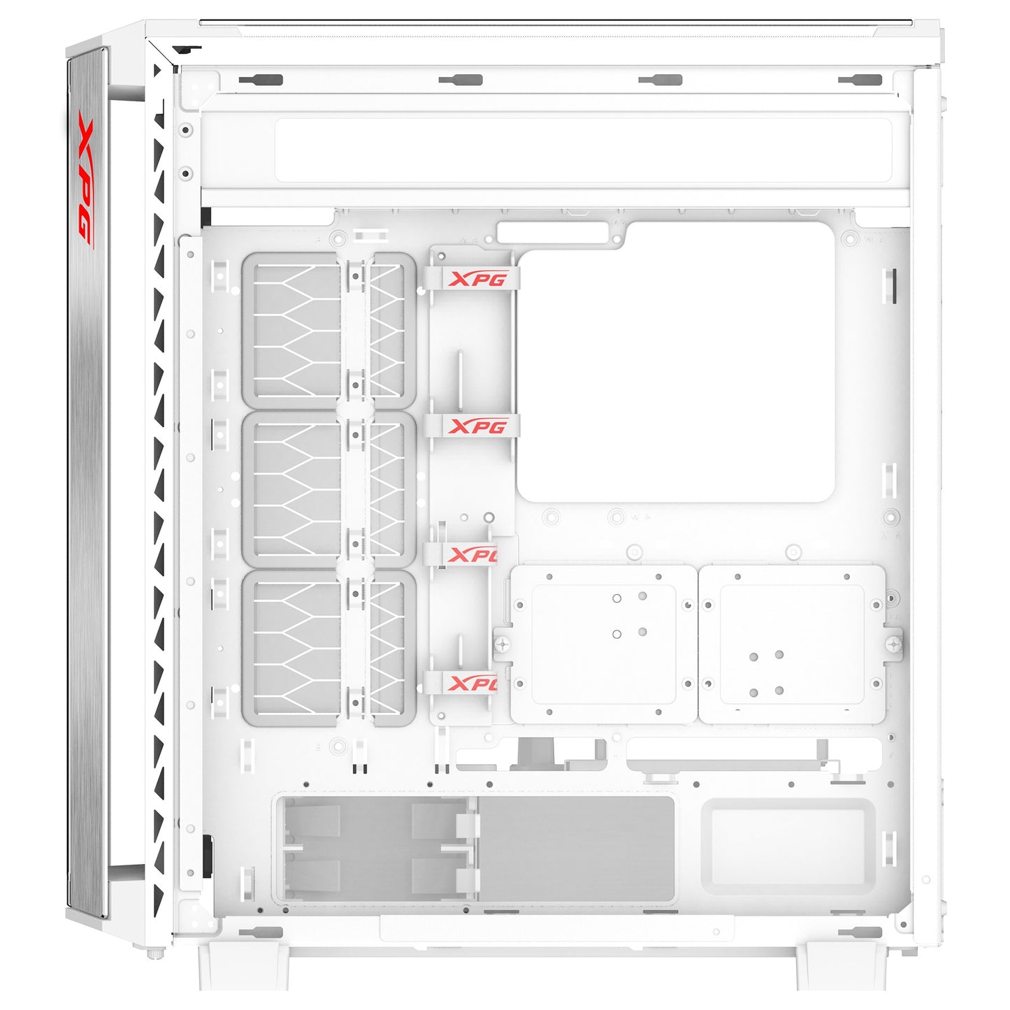 XPG Geh Battlecruiser II E - ATX Midi Tower weiß retail - ATX - Gehäuse