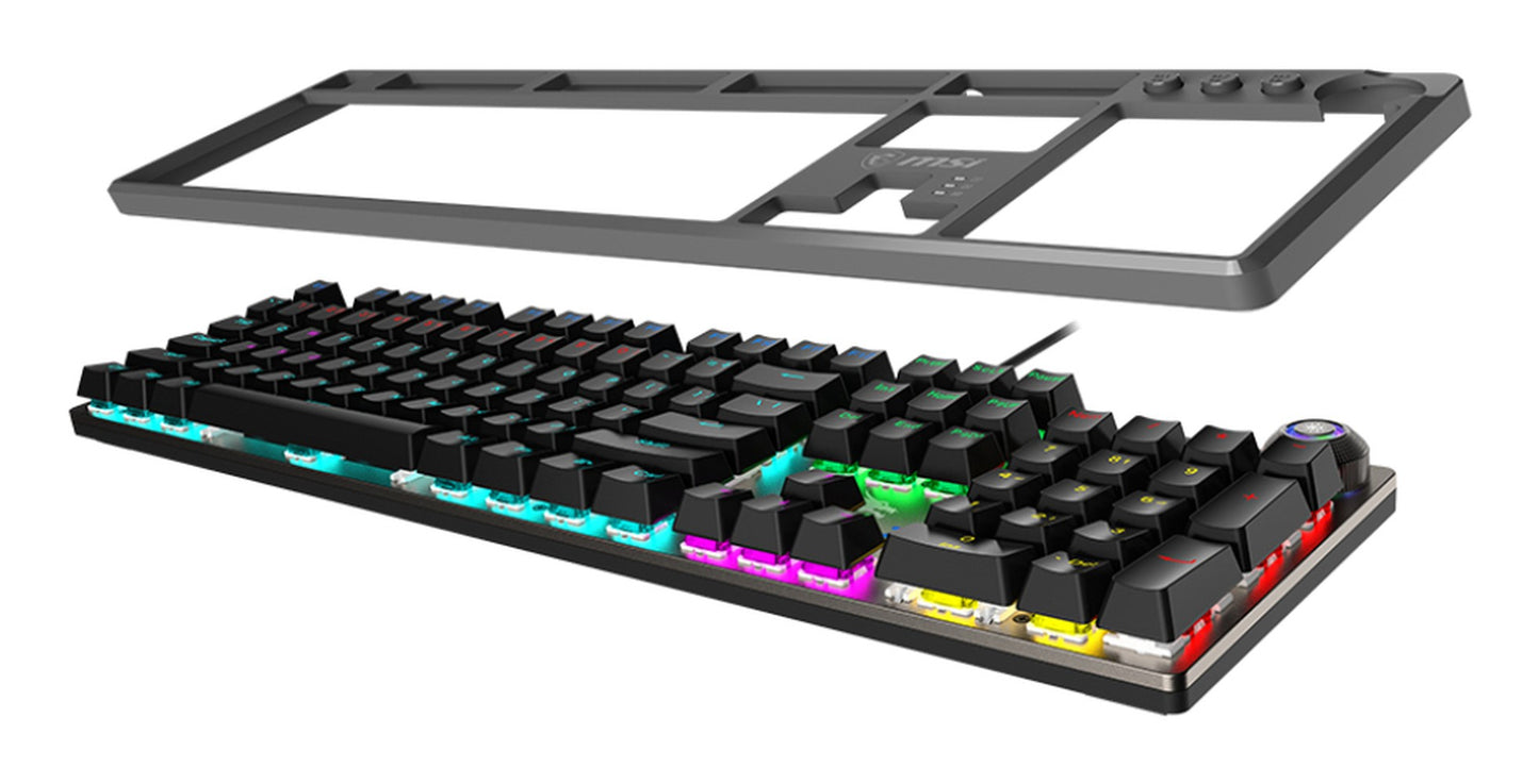 MSI Forge Gk310 - Hotswap - faehig - QWERTY - Tastatur