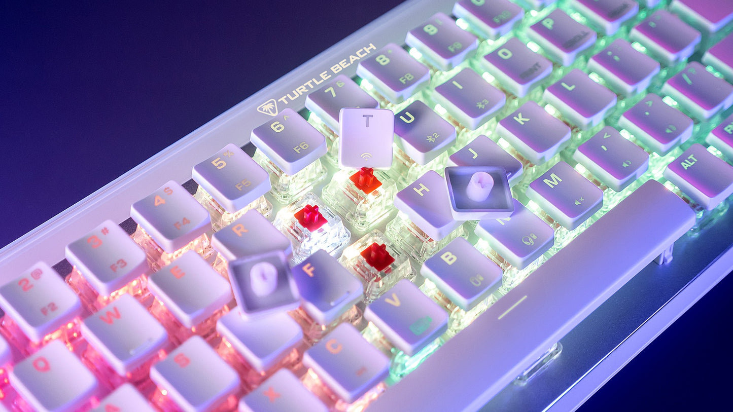 Turtle Beach Vulcan II Mini Air Gaming Weiß - Optisch - Tastatur