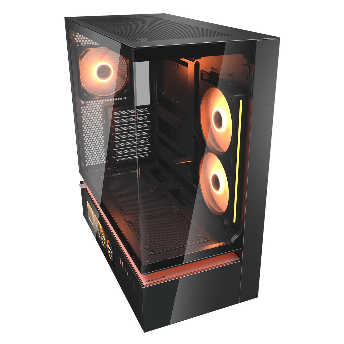 Cougar Gehäuse Midi - Tower CFV235 Vision ARGB Glas Schwarz - Gehäuse