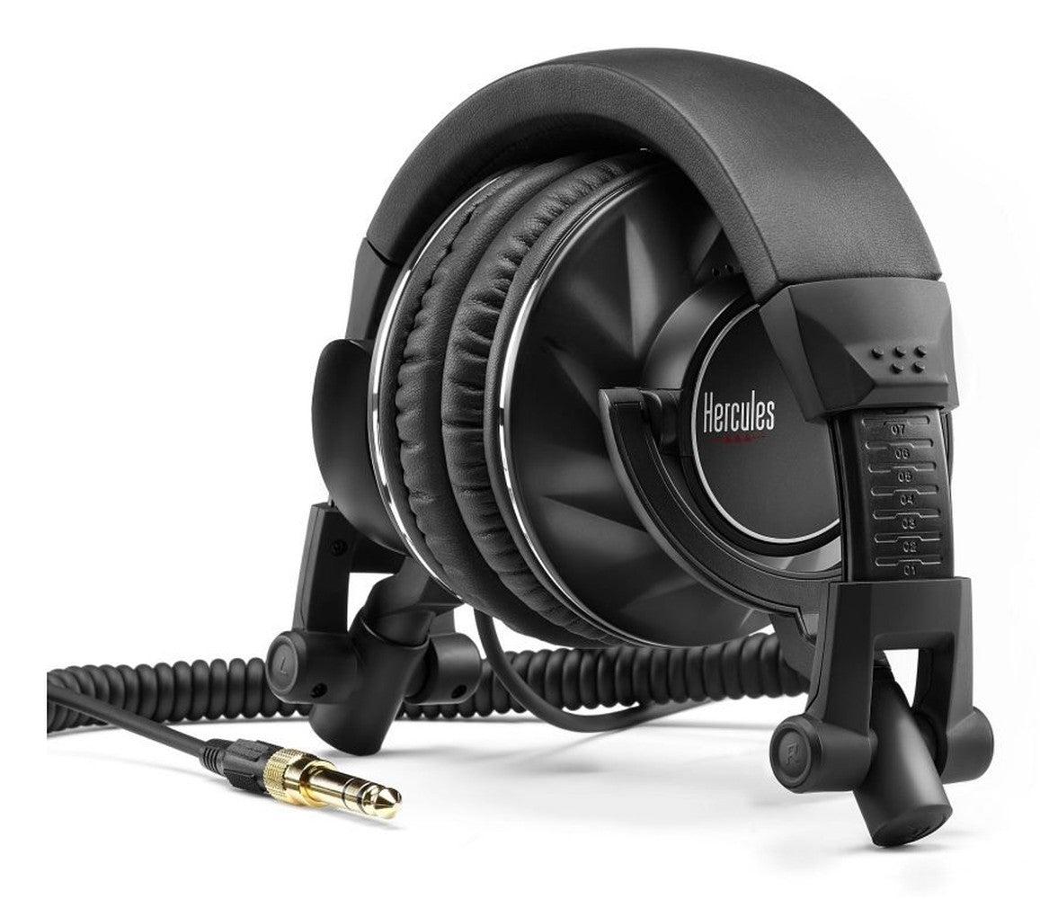 Hercules HDP DJ60 - Kabelgebunden - Musik - 15 - 22000 Hz - 280 g - Schwarz - Kopfhörer