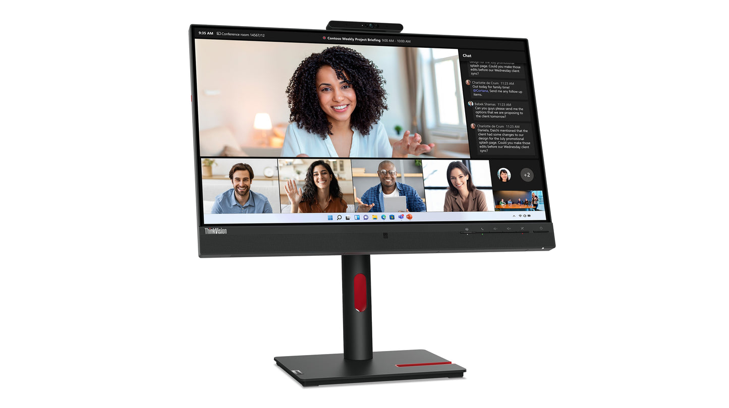Lenovo ThinkVision T24 60,5 cm/23,8" Flachbildschirm (TFT/LCD) - 1.920x1.080 IPS - Monitor