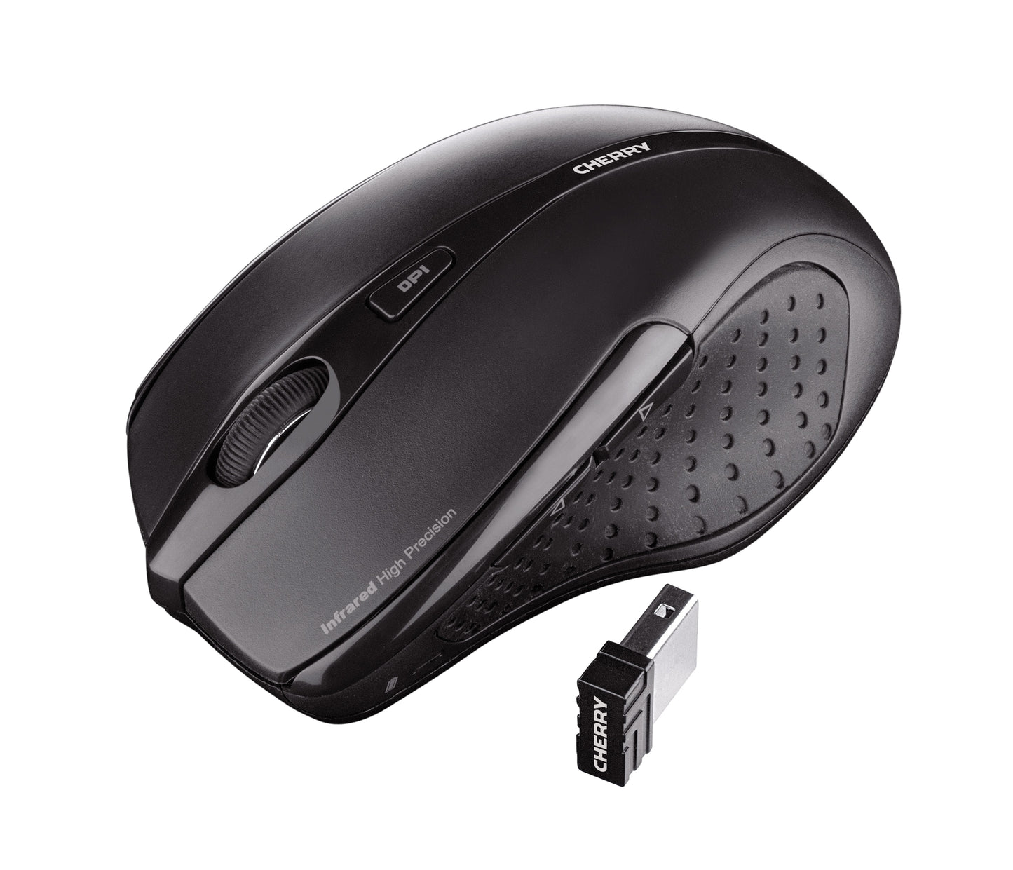 Cherry MW 3000 - 1.750 dpi Optisch - 5 Tasten - Schwarz - Maus