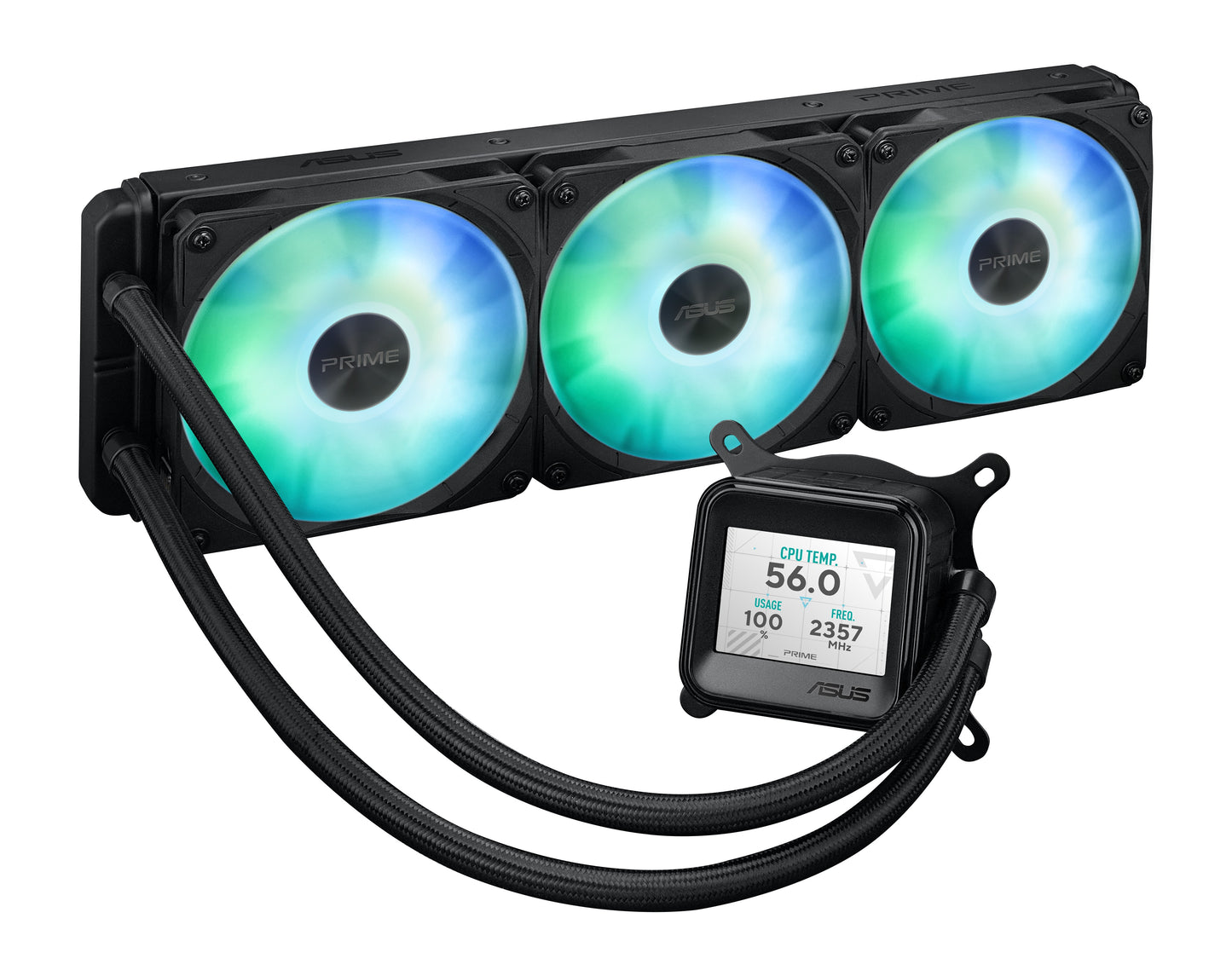 ASUS Wasserkühlung Prime Lc 360 Argb Lcd - Gehäuse - Lüfter - 36,5 dB - Kühler