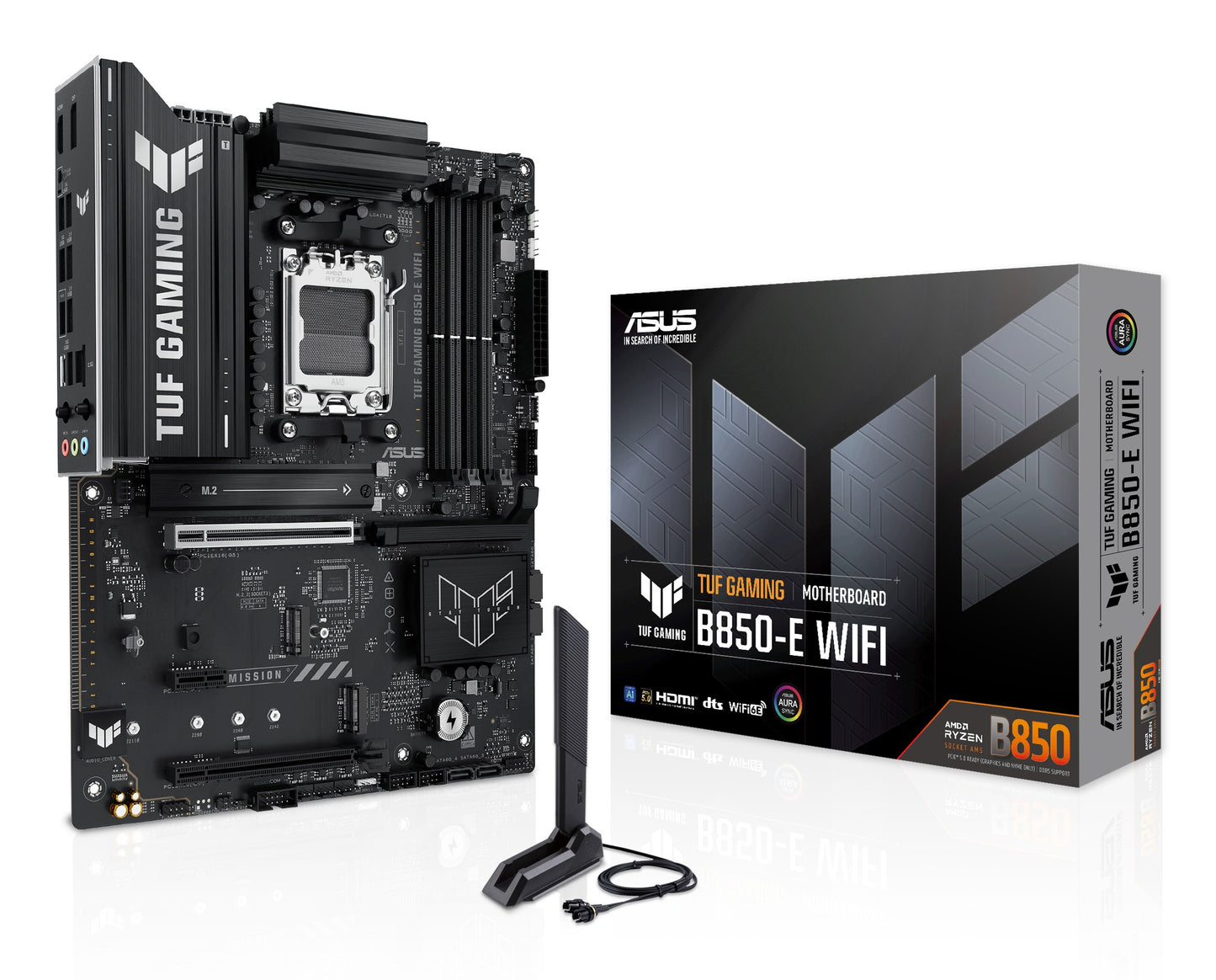 ASUS TUF GAMING B850 - E WIFI - Motherboard - ATX - Socket AM5 - AMD B850 Chipsatz... - AMD Sockel AM5 (Ryzen Zen4) - Mainboard