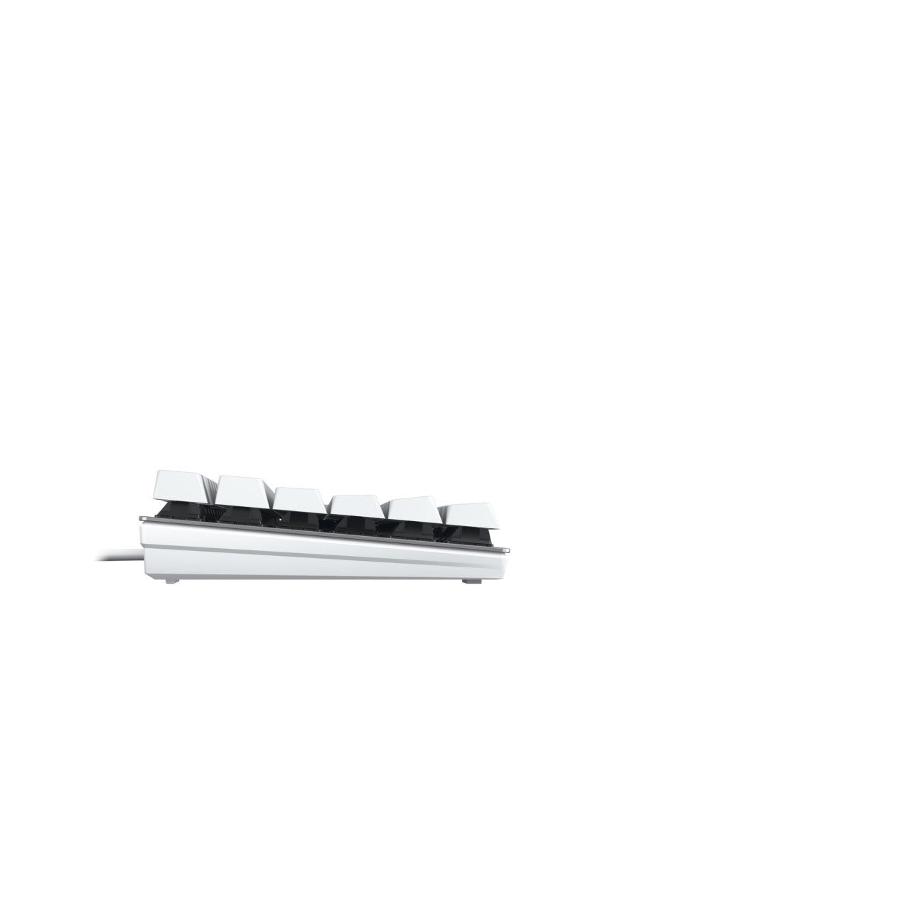 Cherry KC 200 MX - Volle Größe (100%) - Kabelgebunden - USB - Mechanischer Switch - QWERTZ - Silber - Weiß - Tastatur