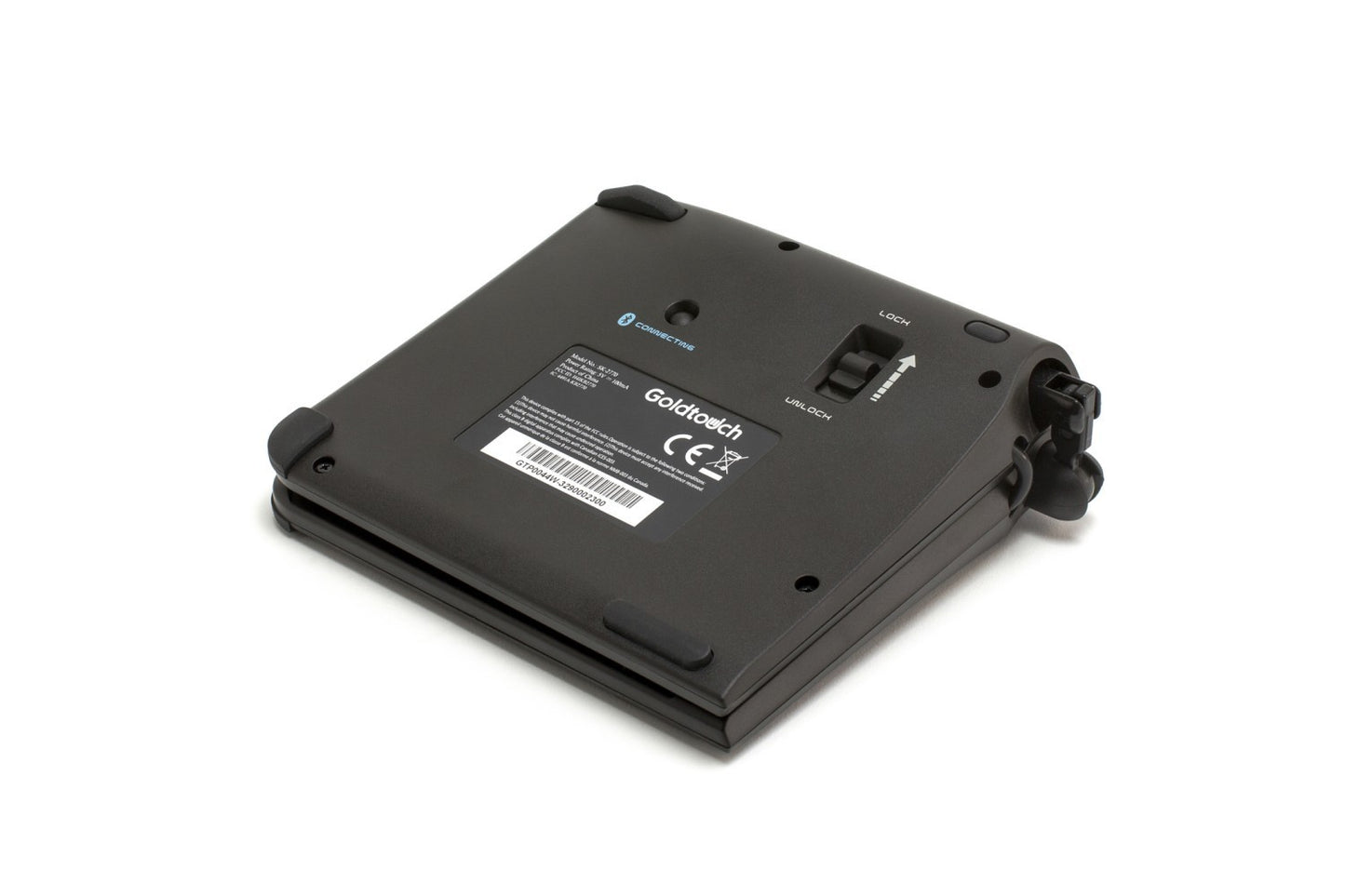 Bakker Goldtouch Travel Go2 Wired - Mini - Kabelgebunden - USB - Scherenschalter - QWERTZ - Schwarz - Tastatur
