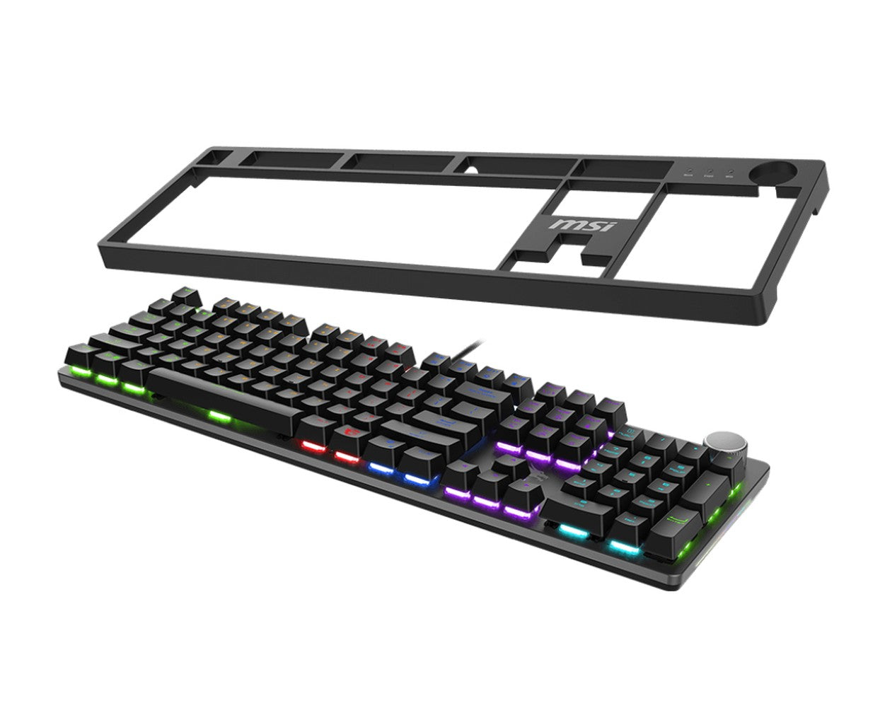 MSI FORGE GK - 320 Red Gaming Keyboard verkabelt - Tastatur