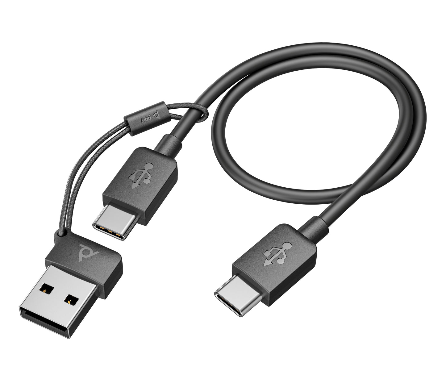 Poly Voyager Focus 2 USB - C - C Headset+USB - C/A Adapter VoyagerFocus 2 - Stereo - Headset