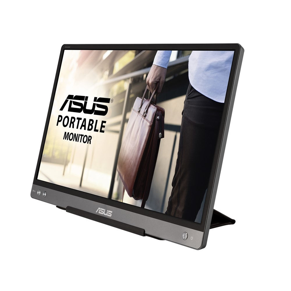 ASUS MB14AC - 35,6 cm (14 Zoll) - 1920 x 1080 Pixel - Full HD - LED - 5 ms - Grau - Monitor