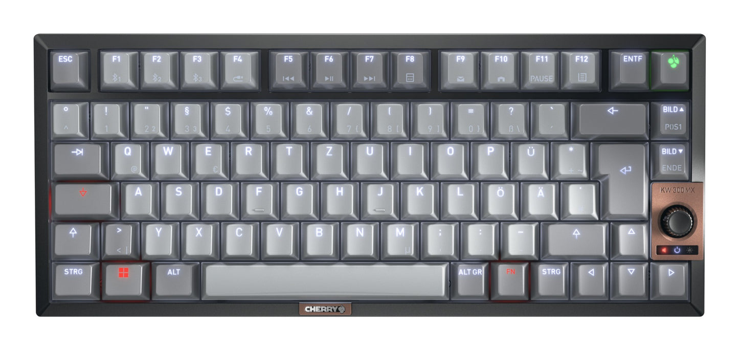 Cherry Kw 300 Mx - 75% - compact - QWERTZ - Tastatur