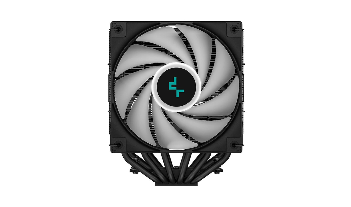Deepcool AG620 BK ARGB - Luftkühlung - 12 cm - 300 RPM - 1850 RPM - Schwarz - Weiß - Kühler