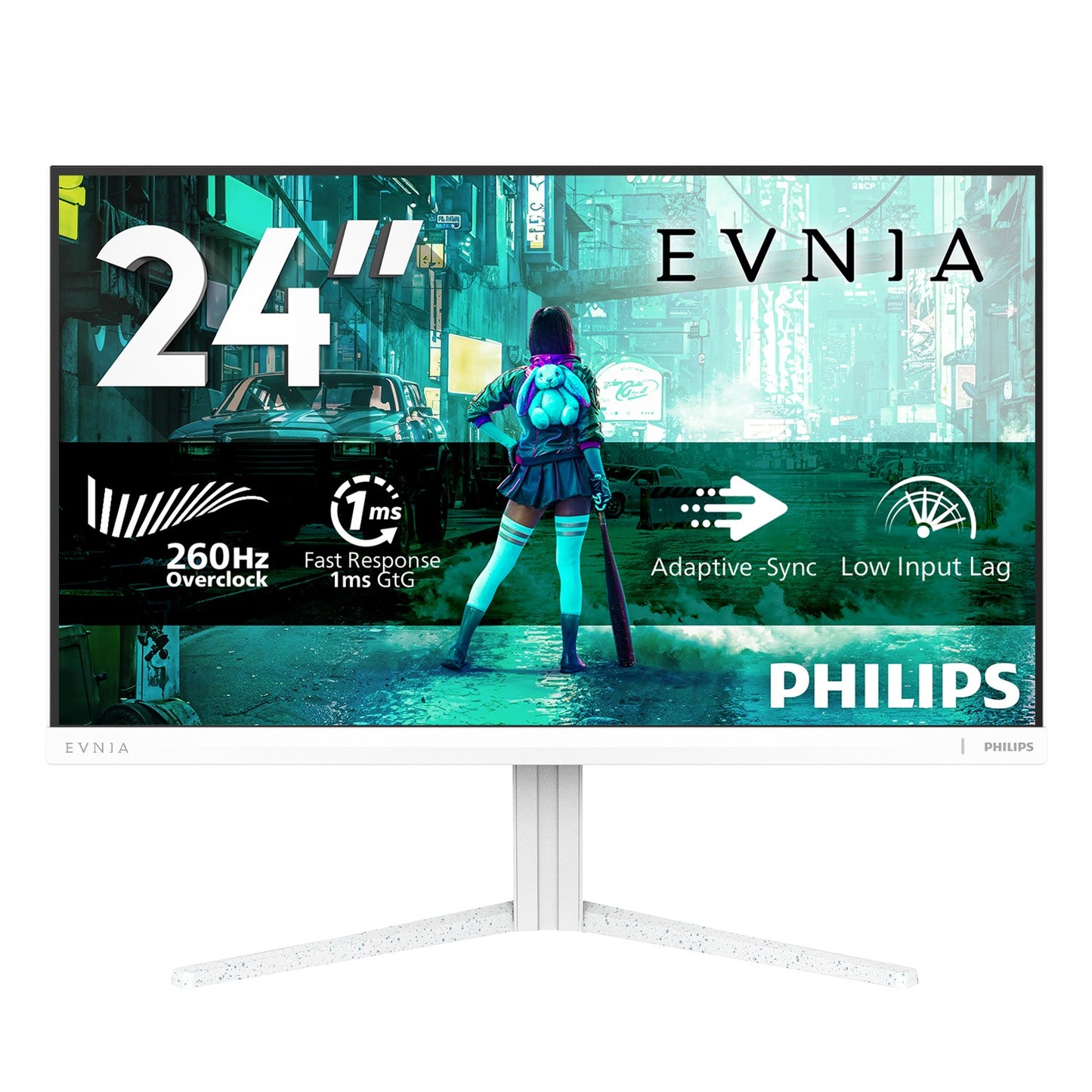 Philips 23.8' 16 9 Fast IPS - 60,5 cm - Monitor