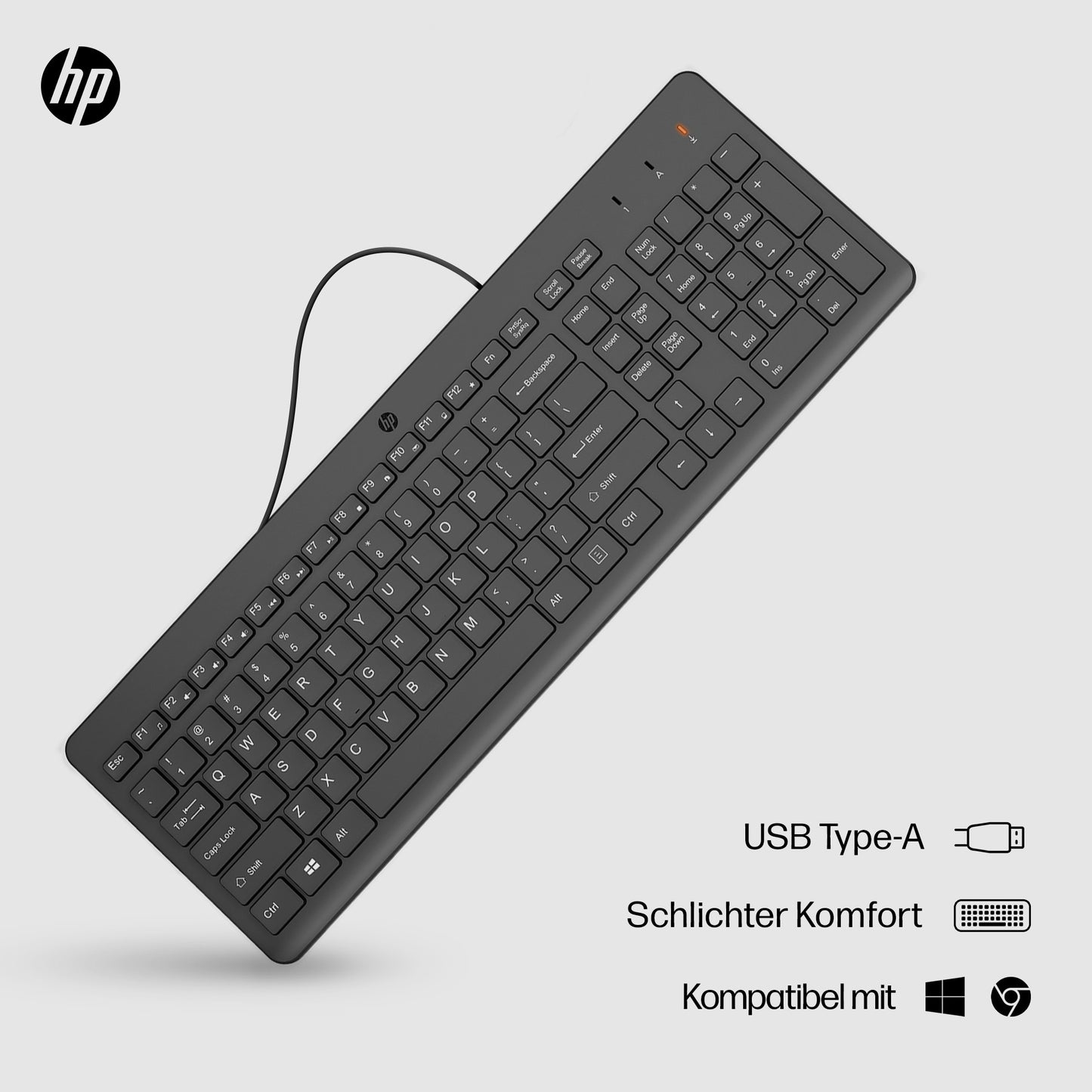 HP 150 Kabelgebundene Tastatur - QWERTZ - Tastatur