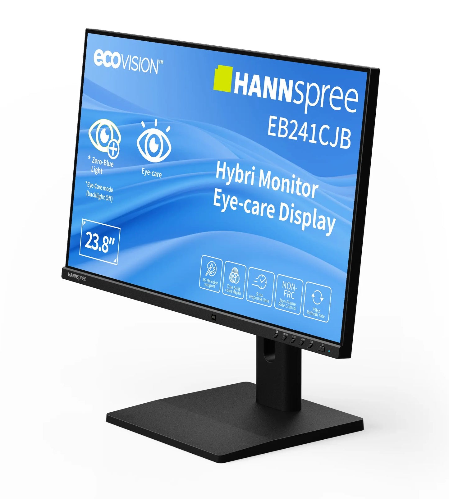 Hanns.G 23.8" Eb241Cjb 16 9 Hybri HDMI+DP+USB - 60,5 cm - Monitor