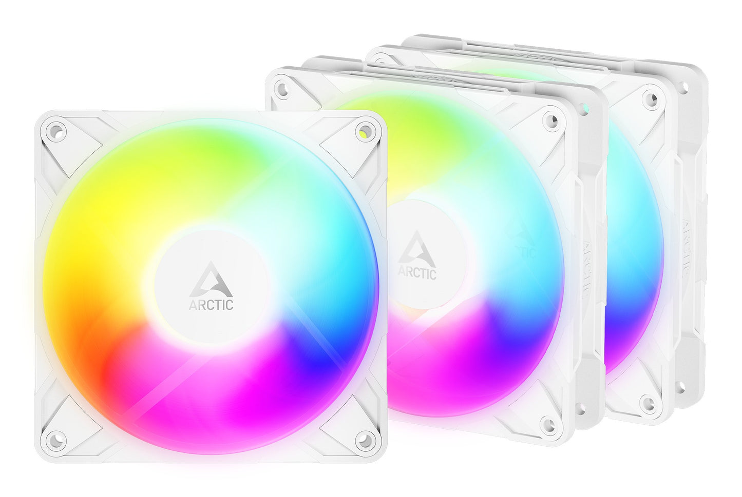 Arctic Freezer P12 Pro Reverse A - Rgb White - 3 Pack - 120 mm PWM... - Gehäuse - 3.000 rpm - Kühler
