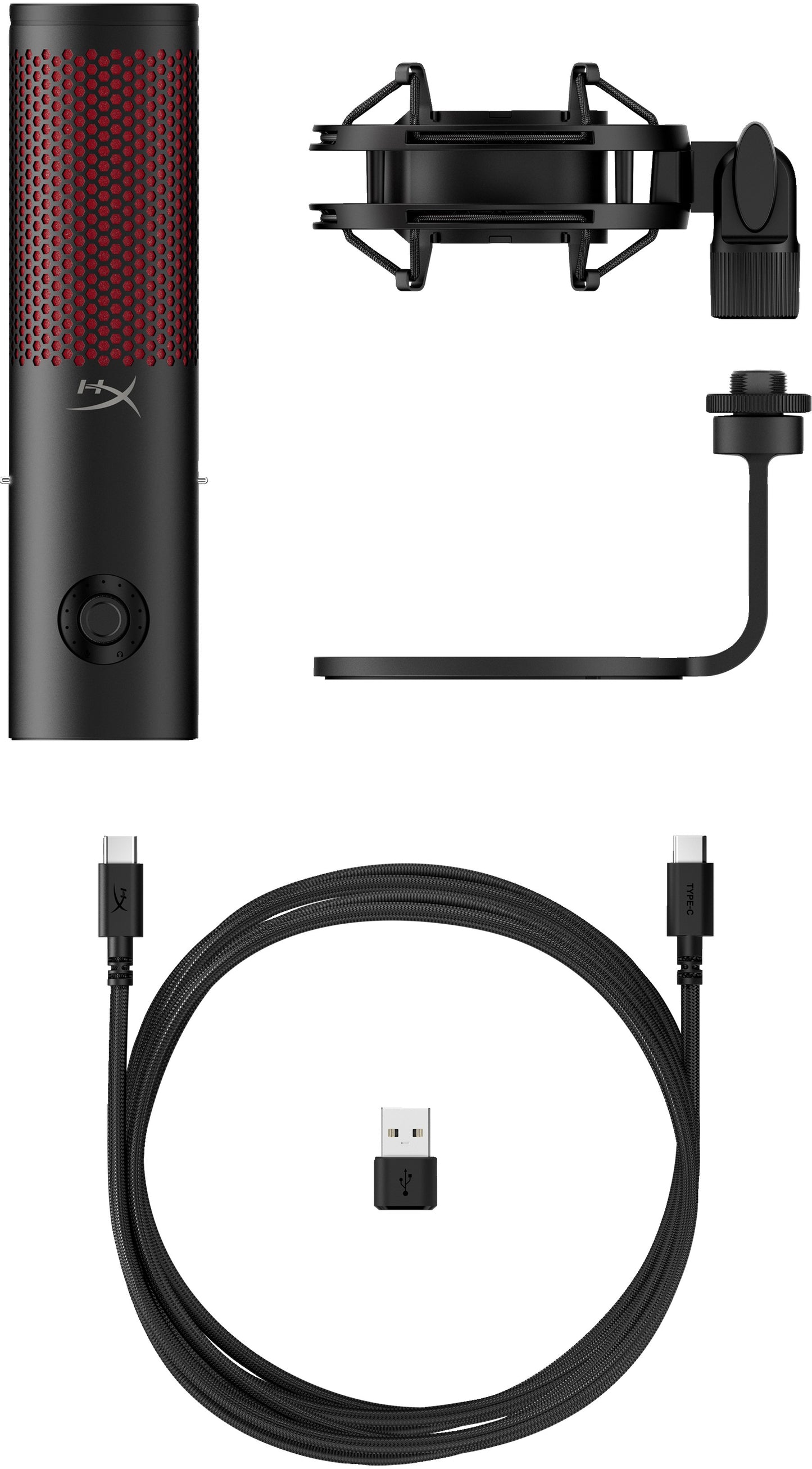 HyperX QuadCast 2 - USB - 20 KHz - Mikrofon