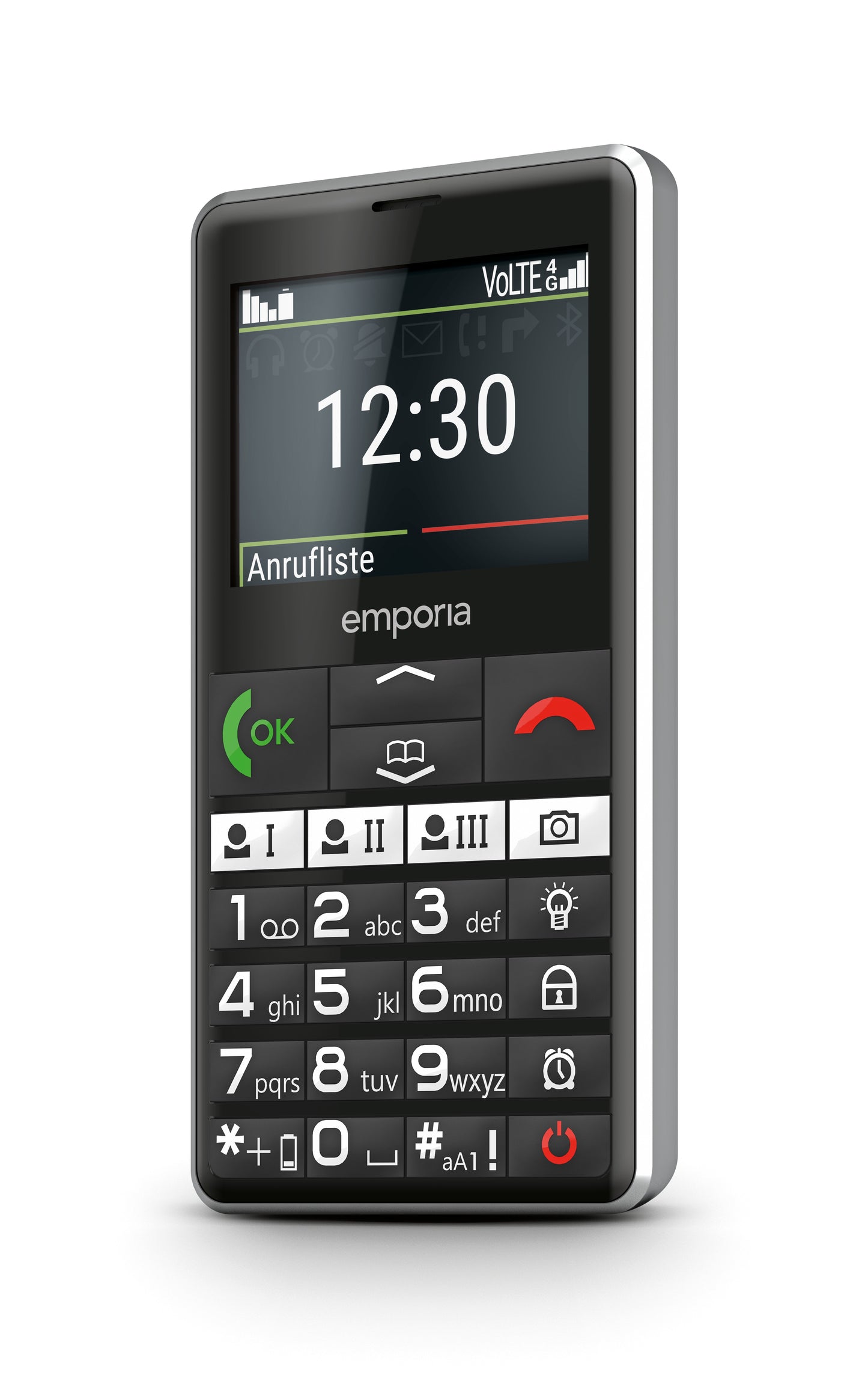 Emporia Pure LTE 2025 - black - 1.400 mAh - 5,87 cm - Mobiltelefon