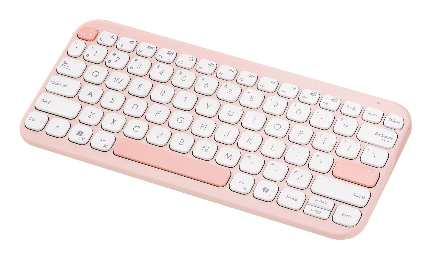 ASUS Marshmallow Tastatur Kw100 pink - 84 Tasten - Tastatur