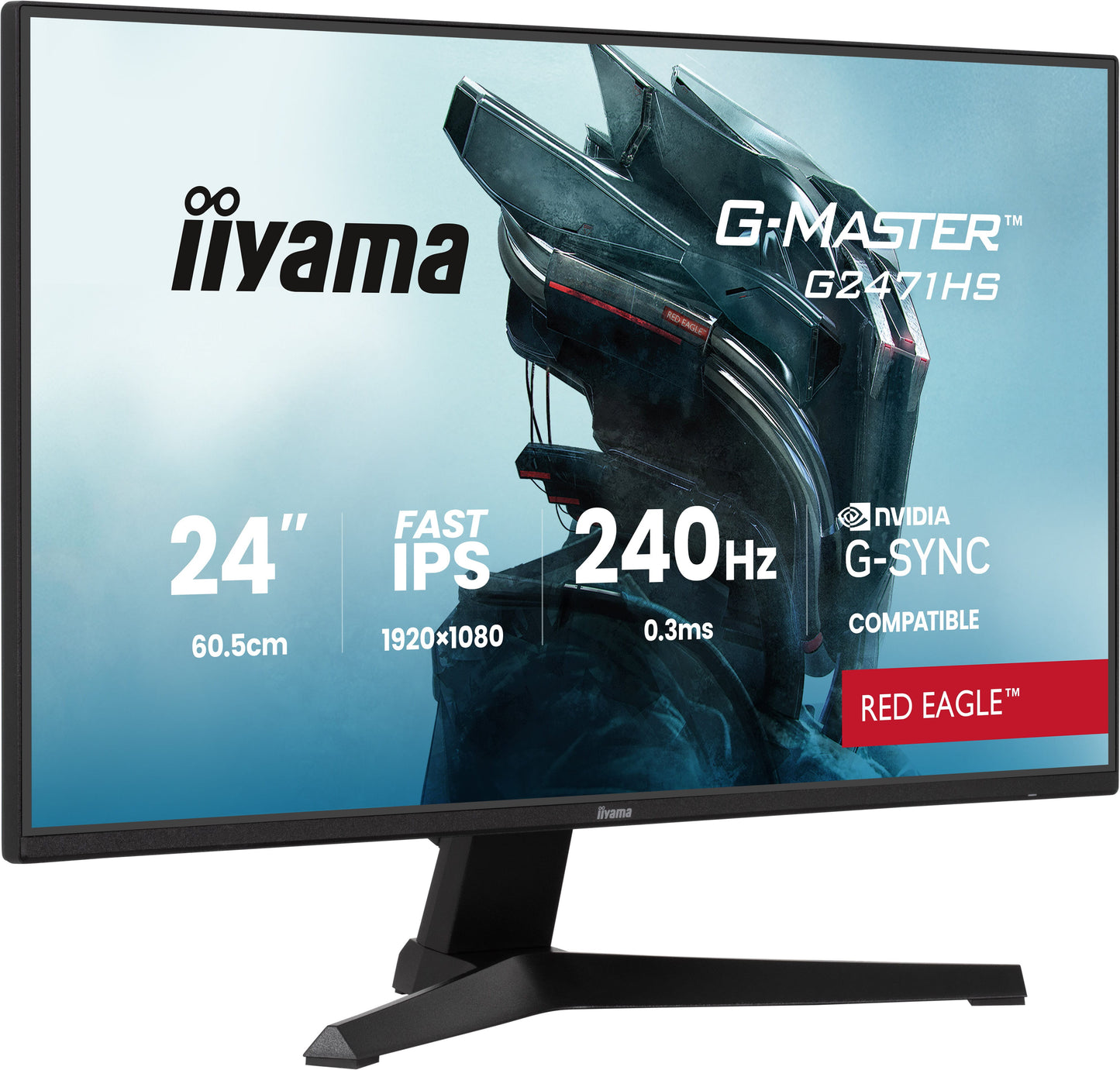 Iiyama G - Master G2471HS - B1 24" Fast - IPS - 60,5 cm - Monitor