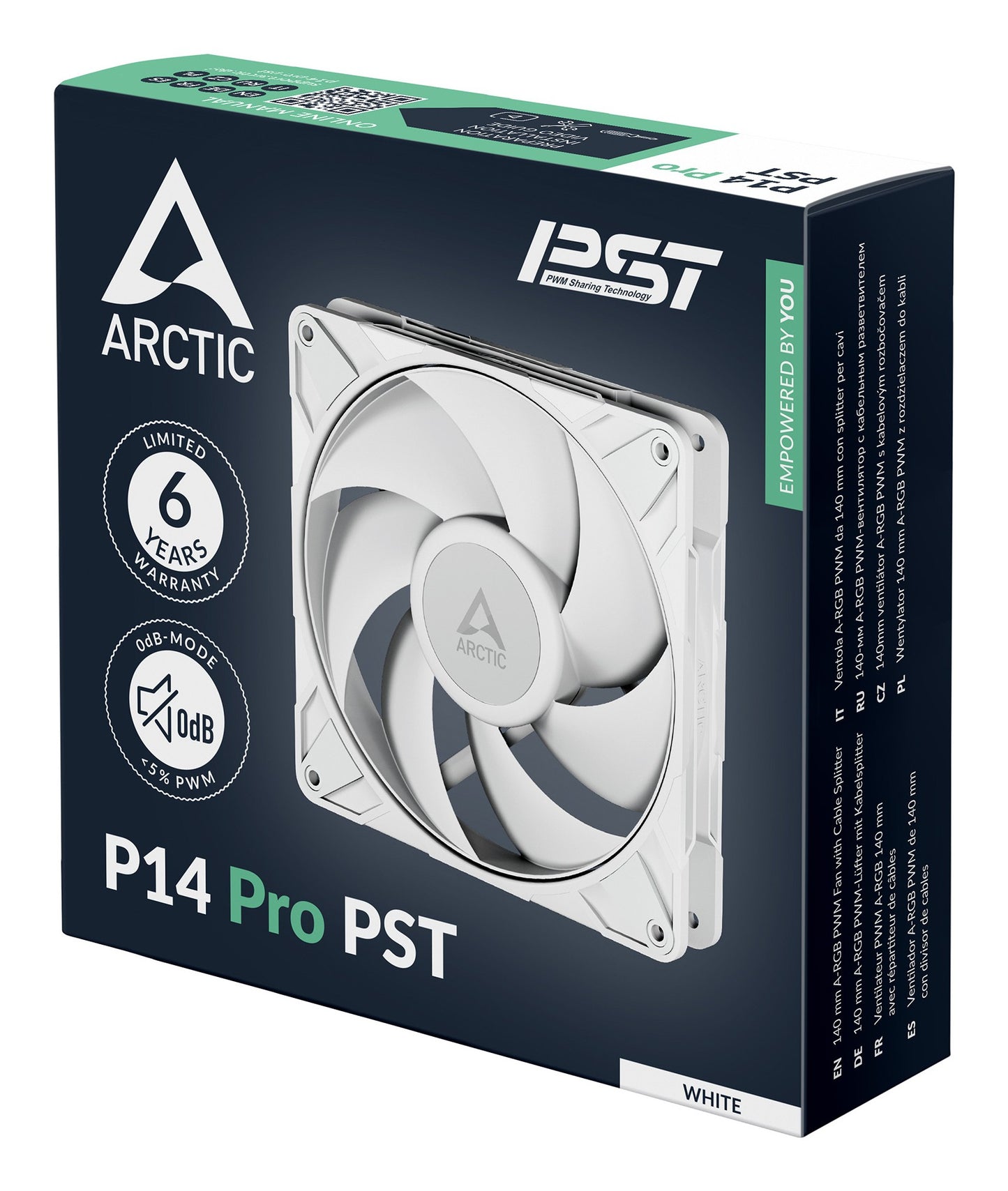 Arctic P14 Pro Pst - Gehäuseluefter - 140 mm - Gehäuse - 25 dB - Kühler