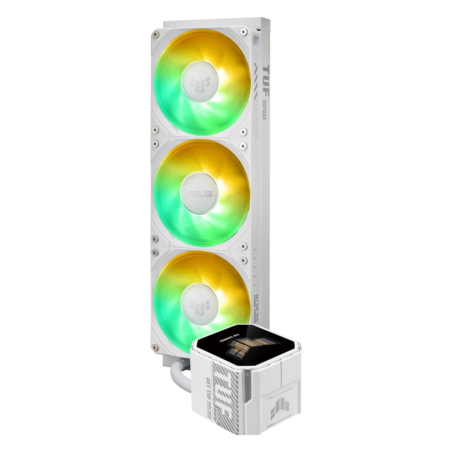 ASUS Tuf Gaming Lc Iii 360 Argb Lcd Prozessor - Fluessigkeitskühlsystem weiße - CPU - 37,4 dB - Kühler