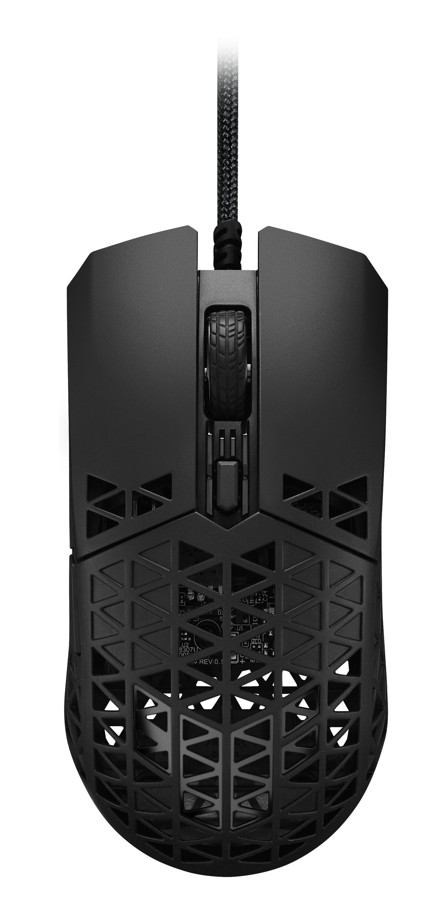 ASUS TUF Gaming M4 Air - Beidhändig - Optisch - USB Typ - A - 16000 DPI - Schwarz - Maus