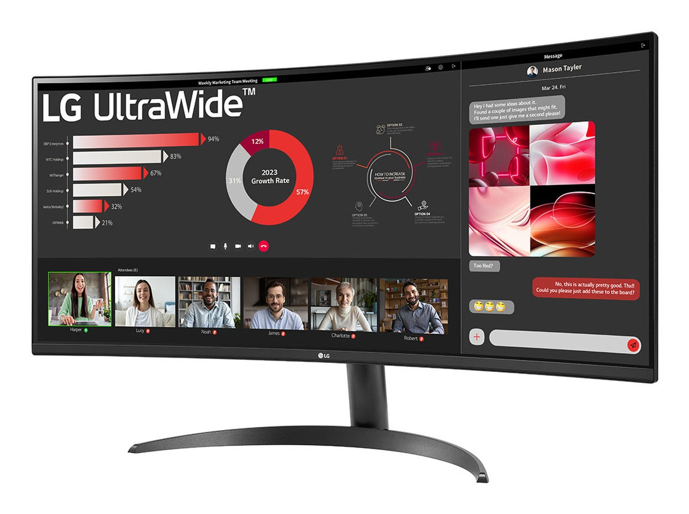 LG 34Wr50Qk - B - 34" - 86,4 cm - Monitor