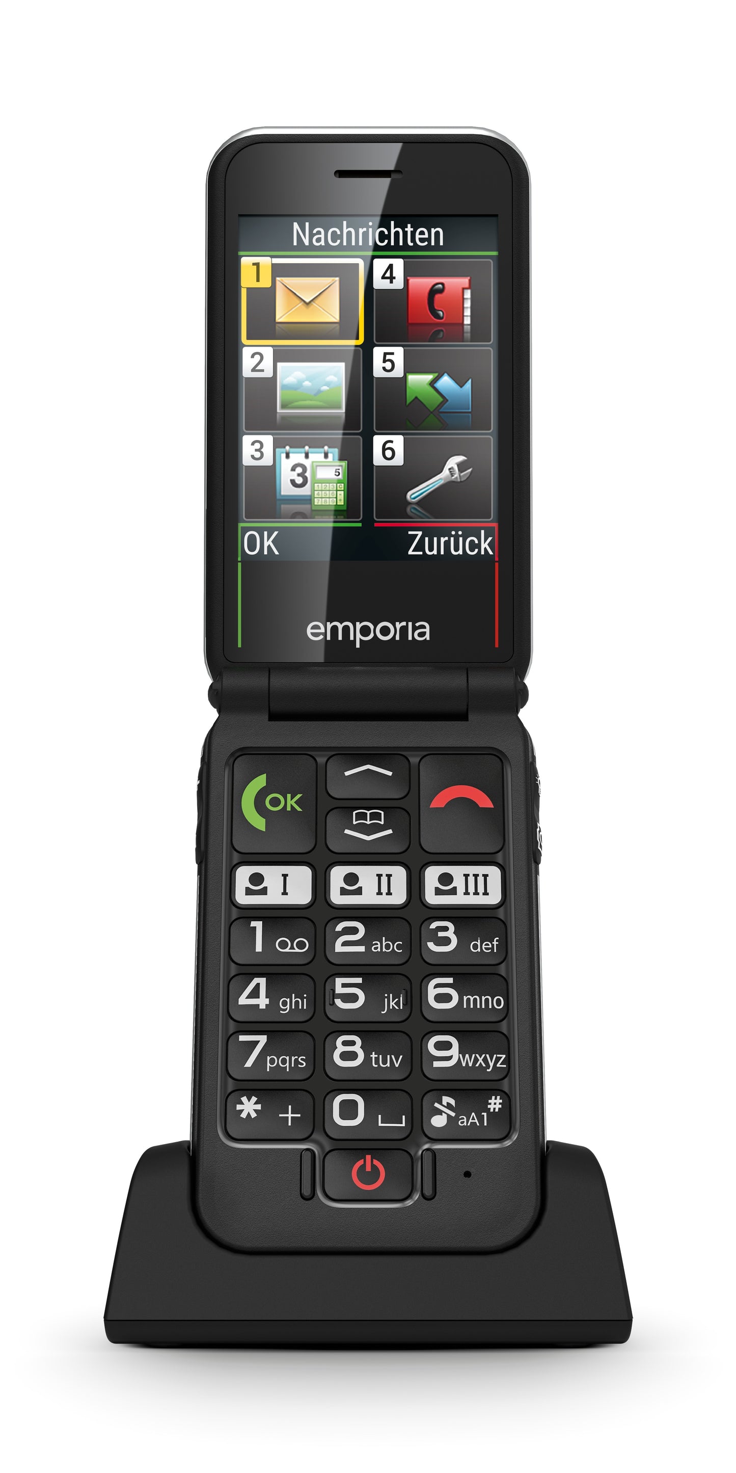 Emporia Mobile Phone JOY LTE black - CW - 1.300 mAh - Mobiltelefon