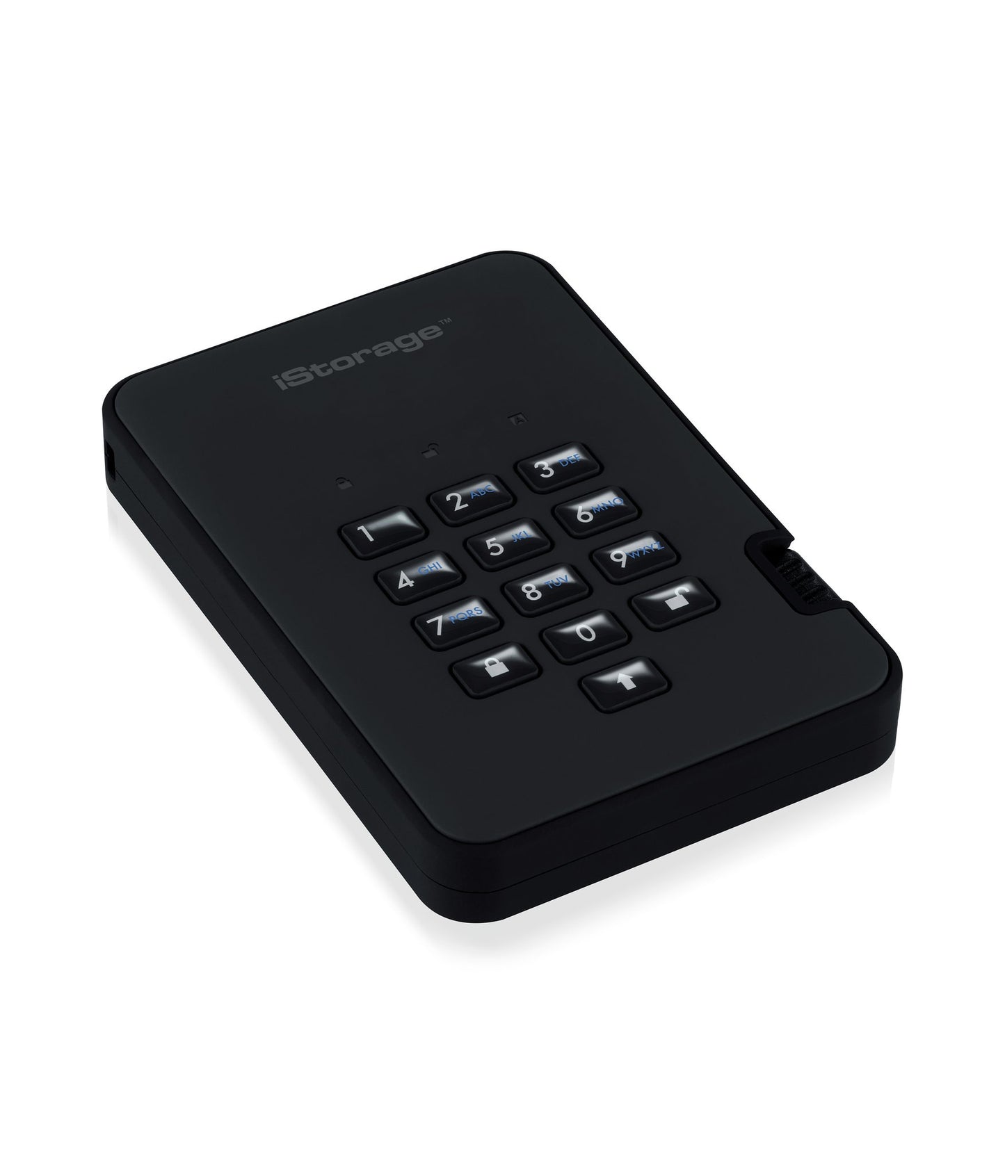 iStorage diskAshur2 256 - bit 2TB USB 3.2 secure encrypted hard drive - Black IS - DA2 - 256 - 2000 - B - 2 TB - 3.2 Gen 1 (3.1 Gen 1) - 5400 RPM - Schwarz - Festplatte