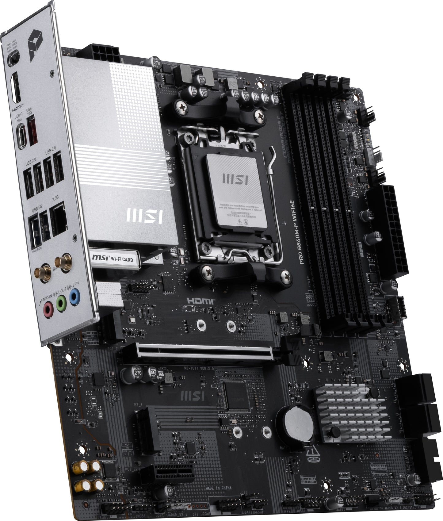 MSI PRO B840M - P WIFI6E - mATX - Mainboard