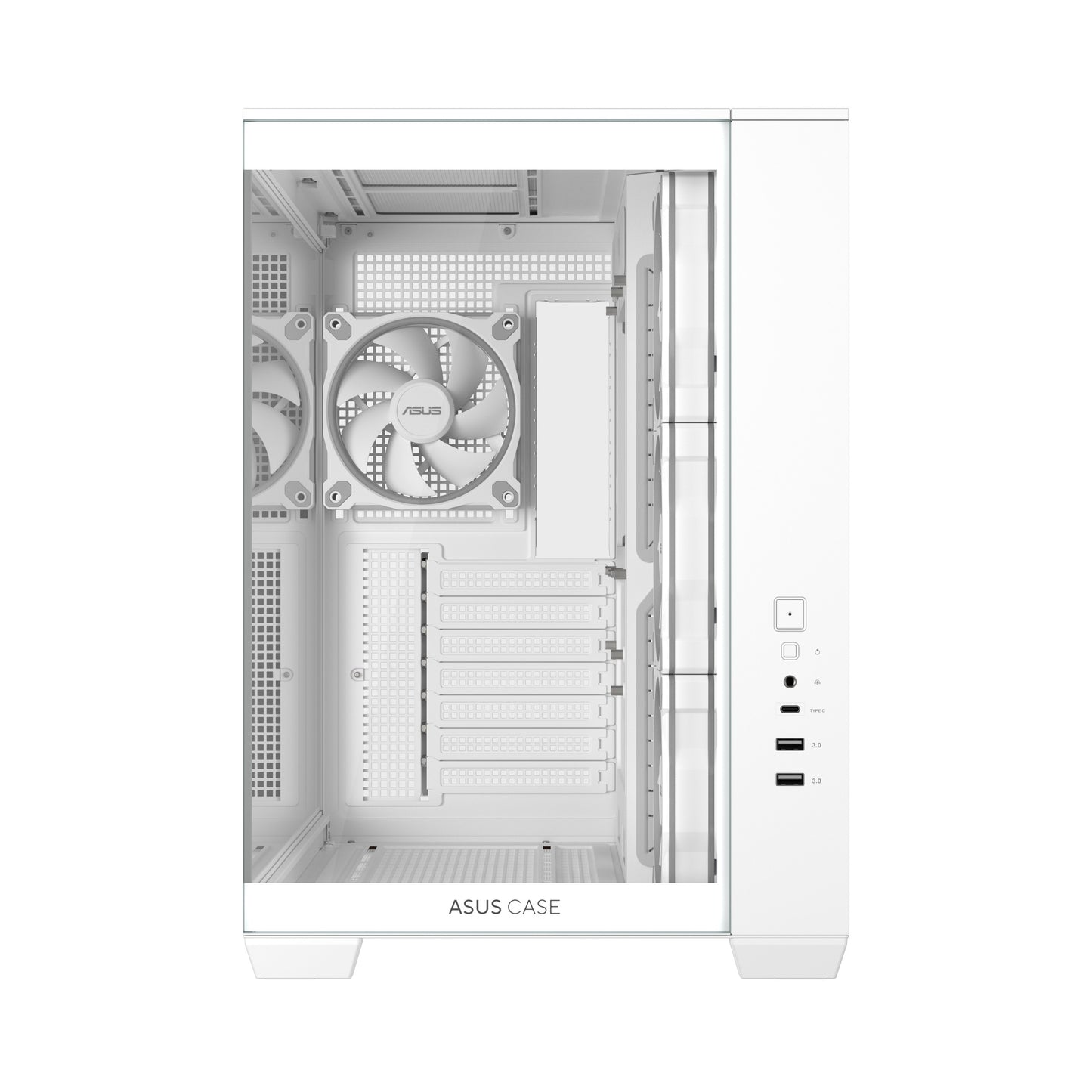 ASUS A32 PLUS TG ARGB ATX Midi - Tower Gaming Gehäuse Weiß - ATX - Gehäuse
