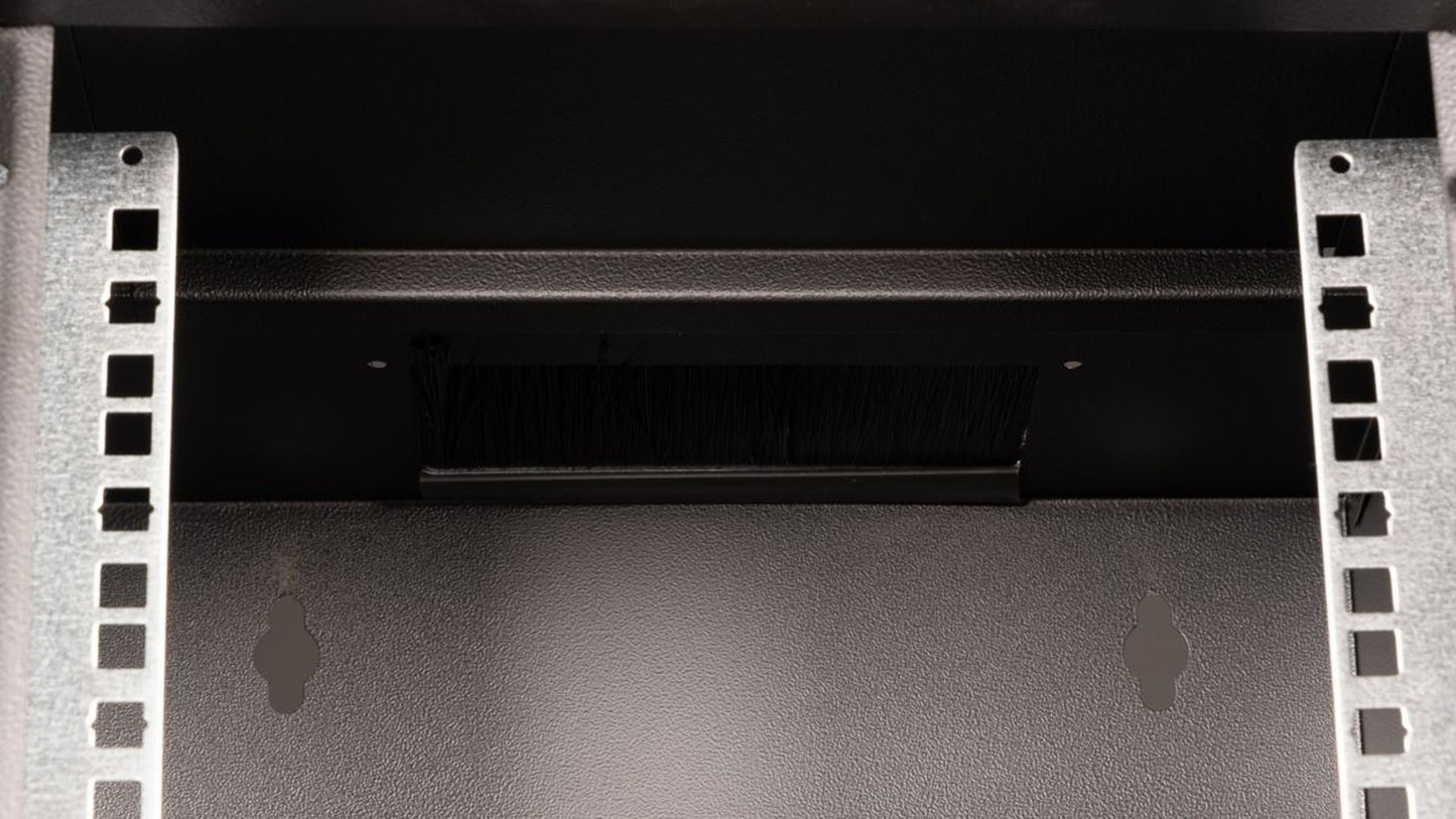Equip 10" Wandgehäuse Glastür Eco 300x300mm 6U schwarz - 10" - Gehäuse