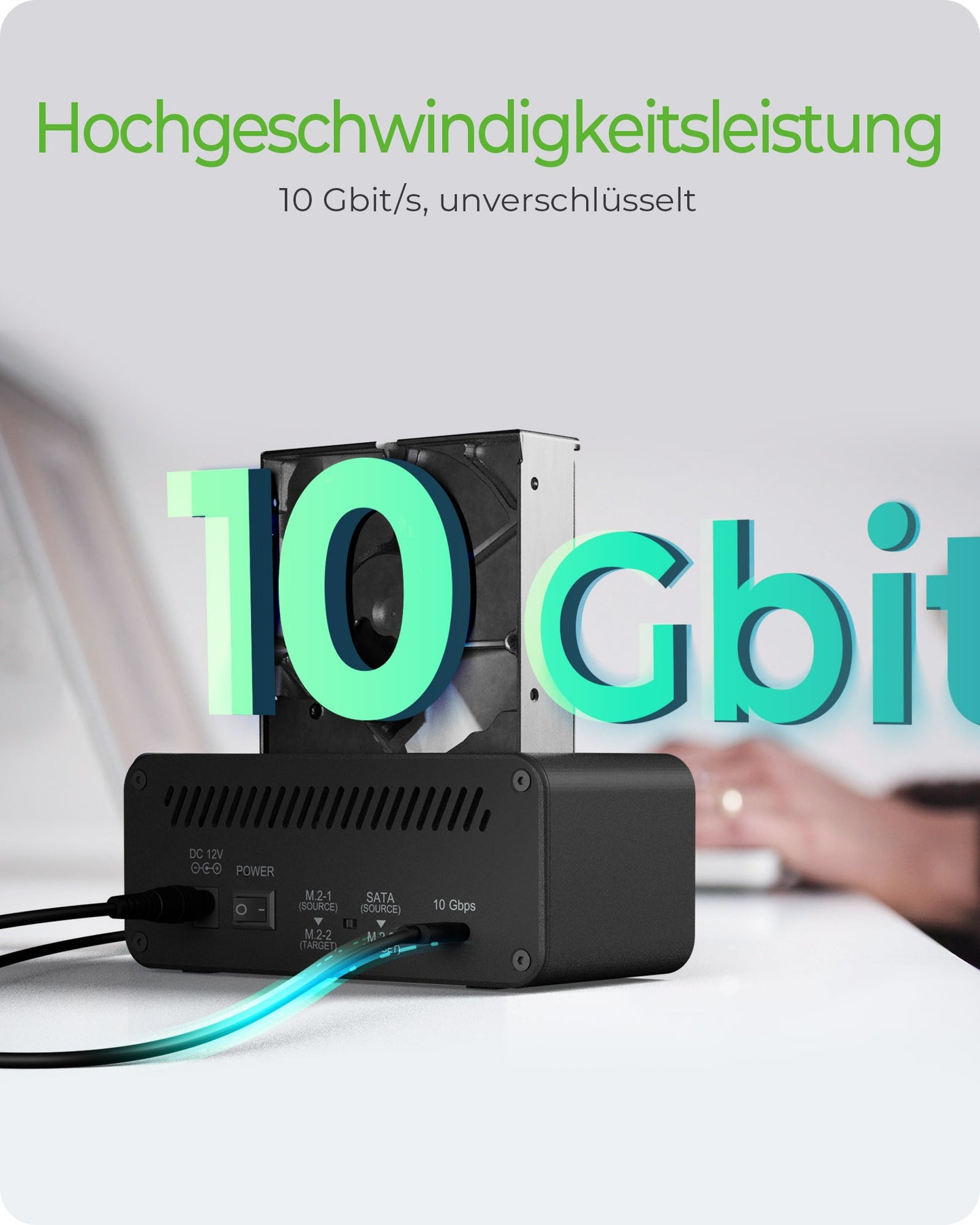 ICY BOX Docking - und Klonstation IB - 2924 MSCL - C31 - 2,5" - PC - /Server Netzteil - Gehäuse