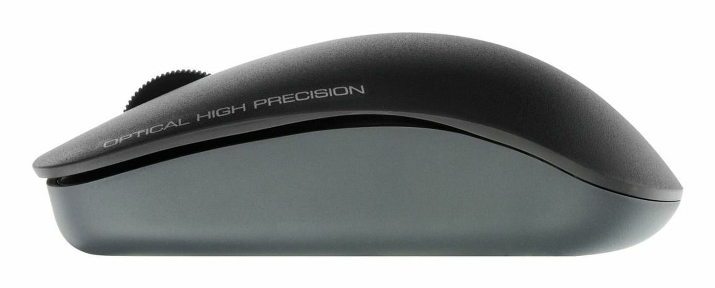 Cherry DW 3000 - Volle Größe (100%) - Kabellos - RF Wireless - QWERTY - Schwarz - Maus enthalten - Tastatur