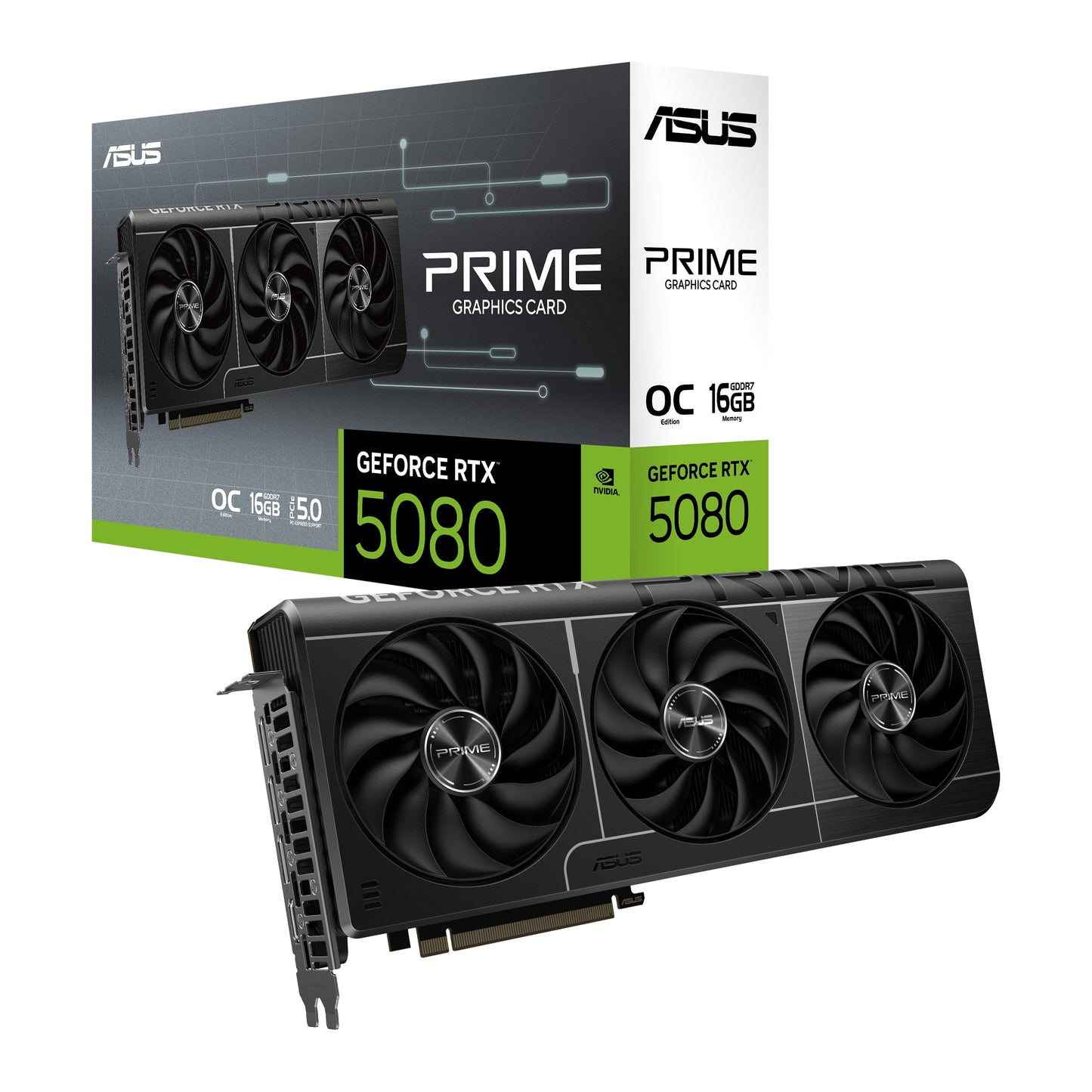 ASUS Prime GeForce Rtx 5080 OC Prime - Rtx5080 - O16G - PCI - Grafikkarte