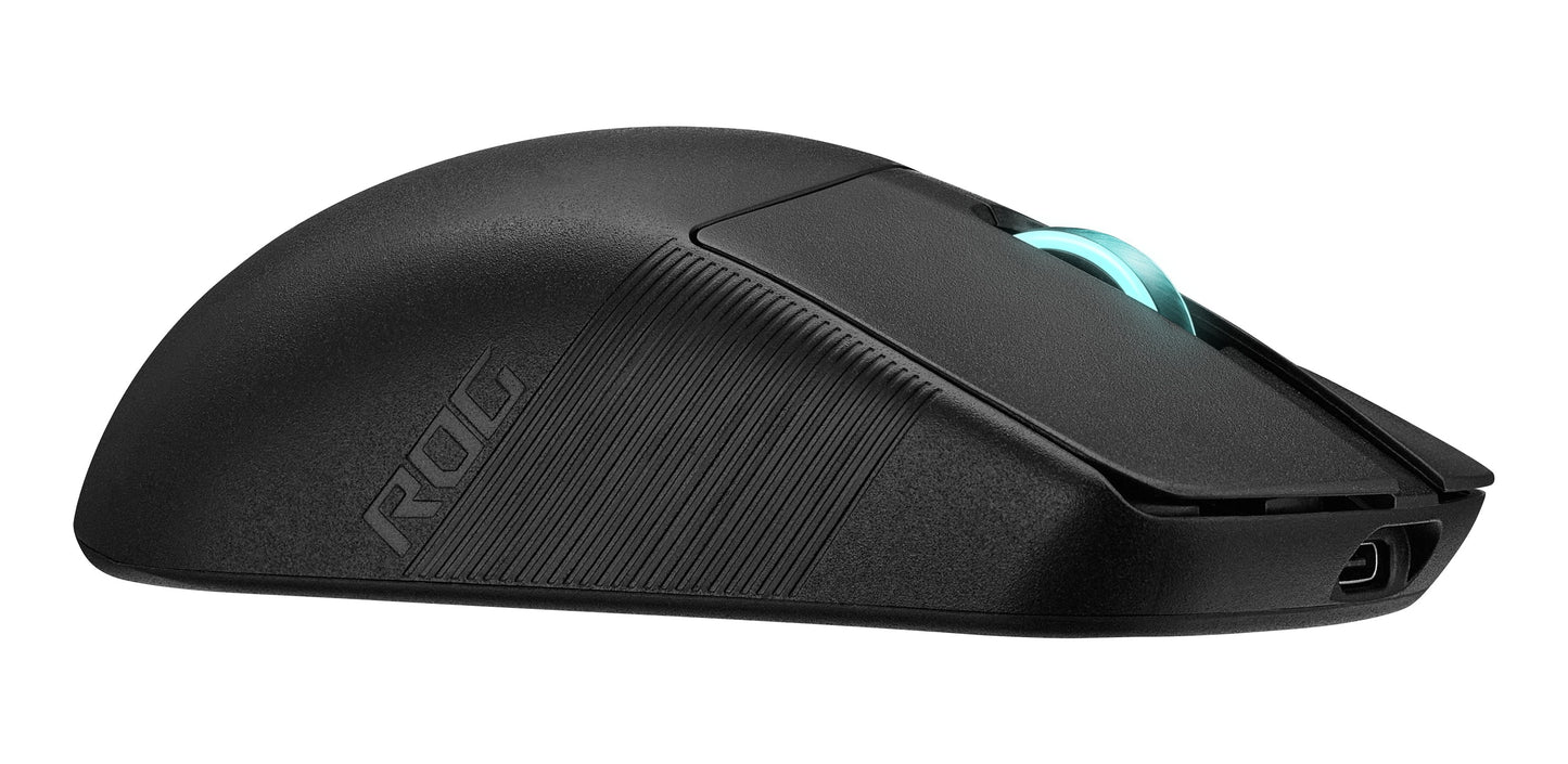 ASUS ROG Harpe Ace Aim Lab Edition - Beidhändig - Optisch - RF Wireless + Bluetooth + USB Type - A - 36000 DPI - Schwarz - Maus