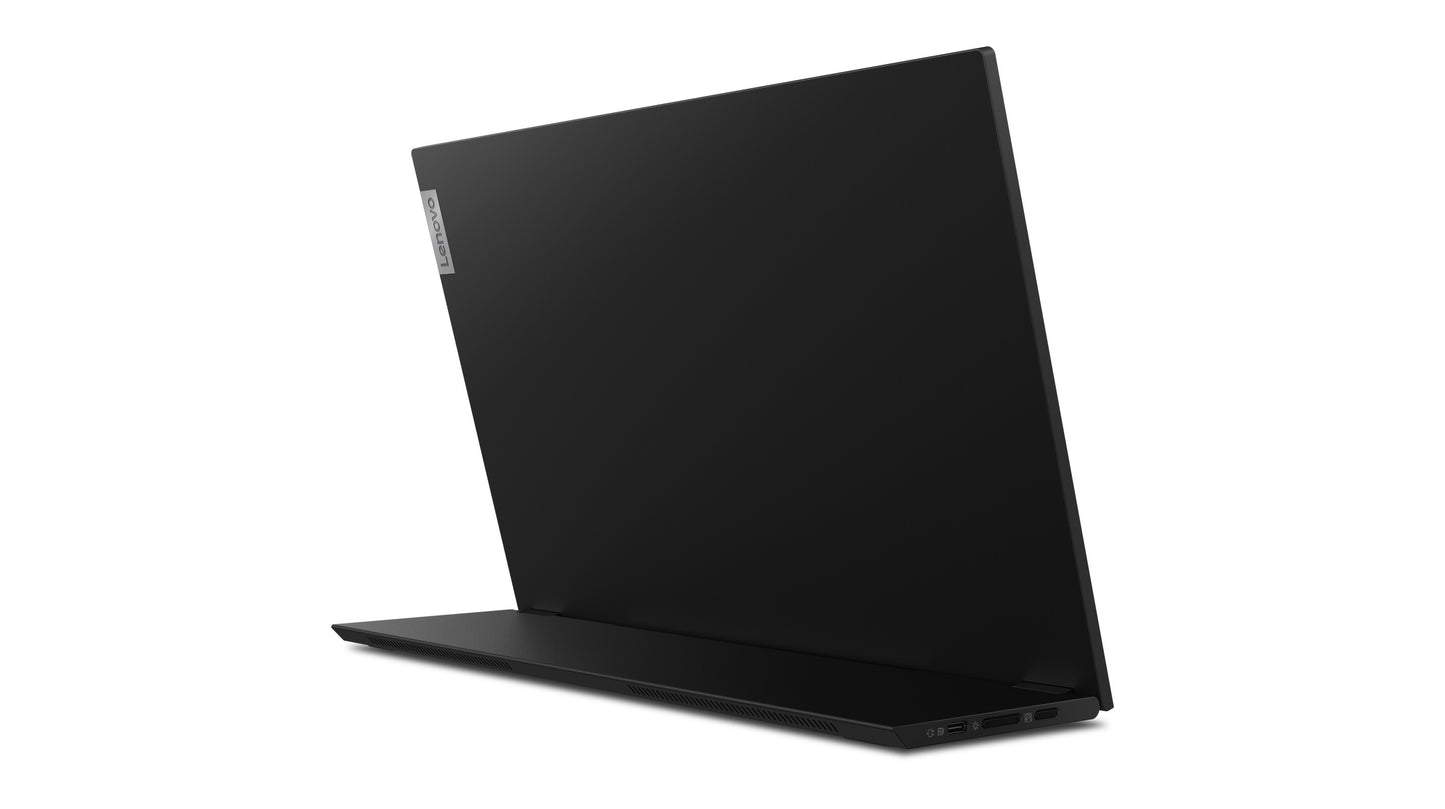 Lenovo ThinkVision M15 - 39,6 cm (15.6") - 1920 x 1080 Pixel - Full HD - LED - 14 ms - Schwarz - Monitor