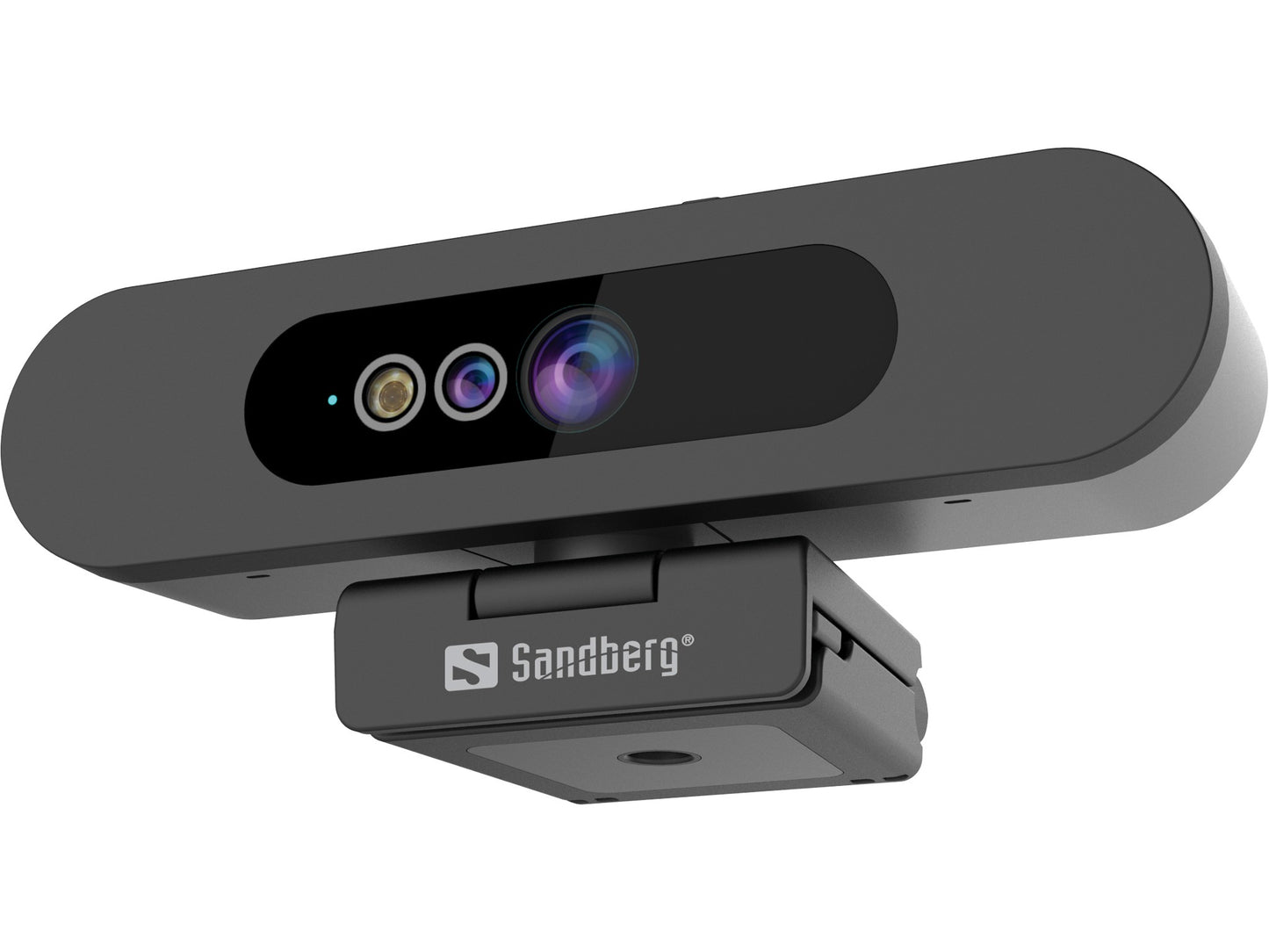 SANDBERG Face Scan Webcam - 2 MP - 1920 x 1080 Pixel - Full HD - 30 fps - 640x480@30fps - 1280x720@30fps - 1920x1080@30fps - 80° - Webcam