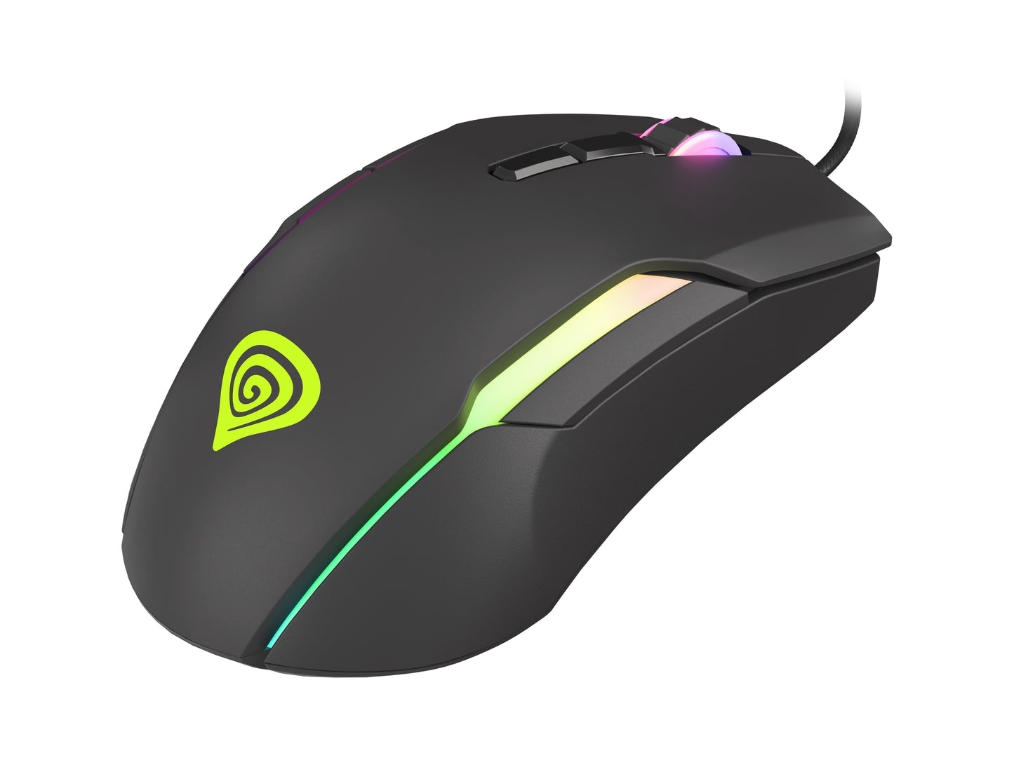 natec Gaming Maus Xenon 220 G2 RGB kabelgeb. schwarz - 12.800 dpi - Maus