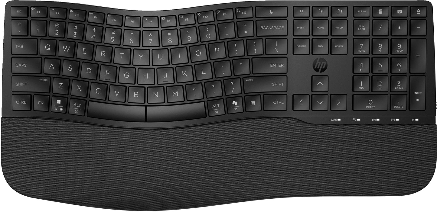 HP 685 - Dual Mode - 3 - Zonen - Layout - QWERTY - Tastatur