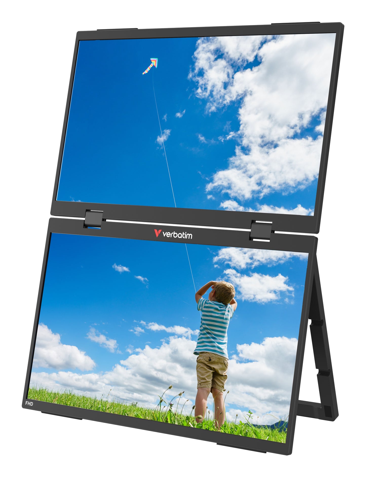 Verbatim Portable 15.6 Dual Monitor Essentials - Monitor