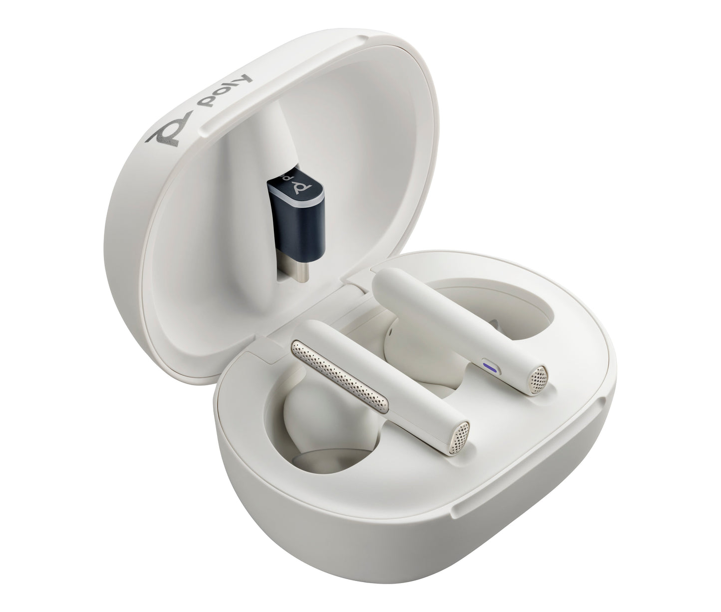 Poly Voyager Free 60/60+ White Earbuds 2 Pieces - Kopfhörer