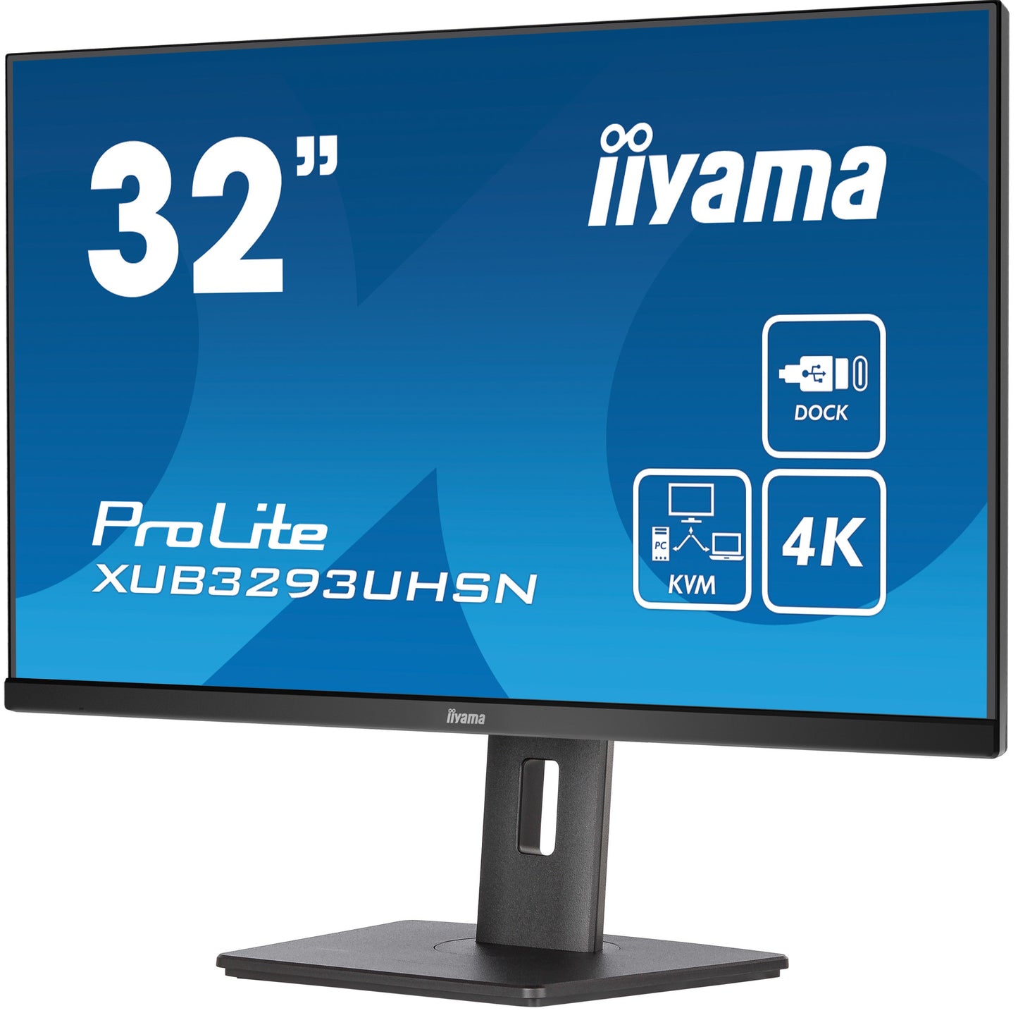 Iiyama ProLite XUB3293UHSN - B5 - 80 cm (31.5") - 3840 x 2160 Pixel - 4K Ultra HD - LCD - 4 ms - Schwarz - Monitor